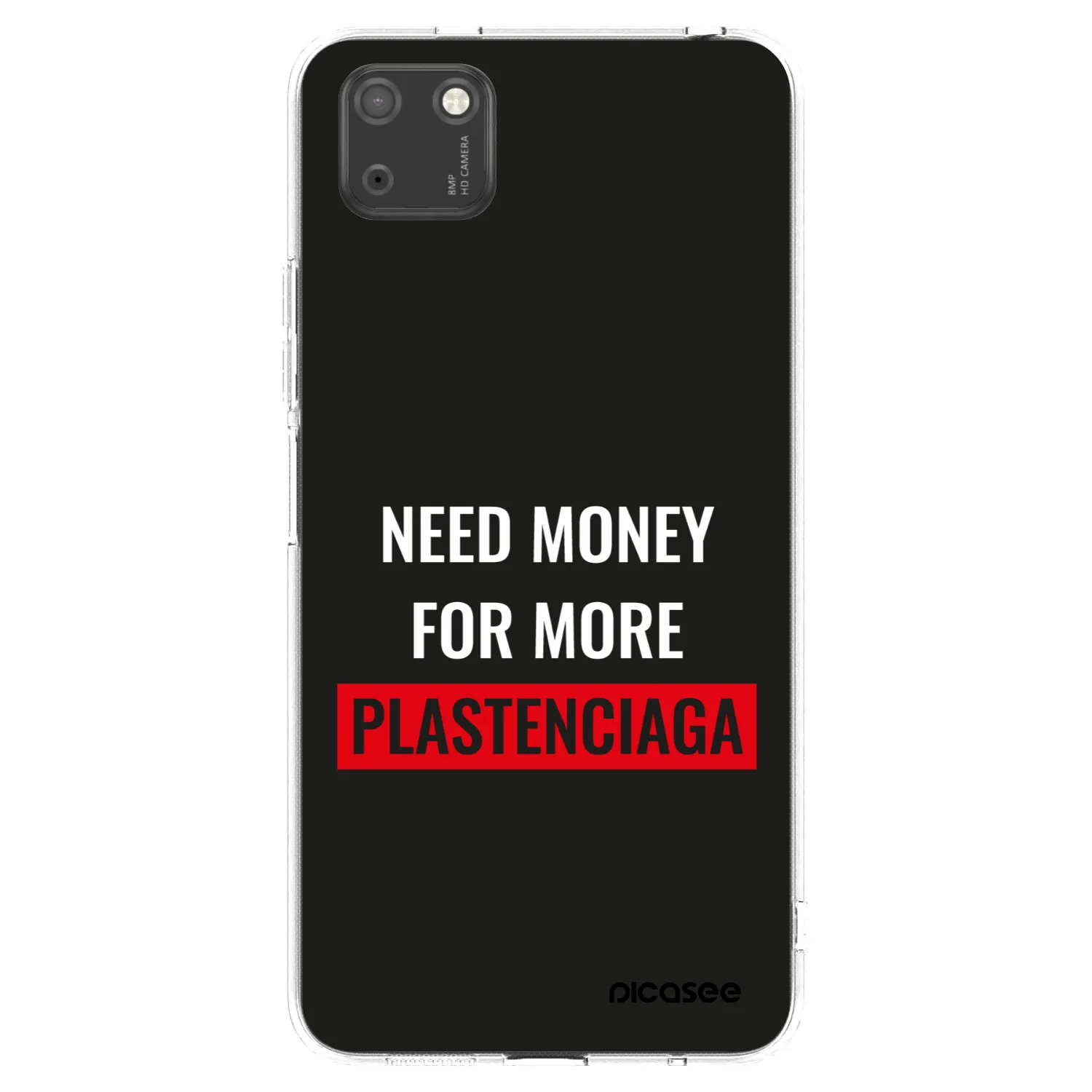 Picasee silikonový průhledný obal pro Huawei Y5P - More PLASTENCIAGA