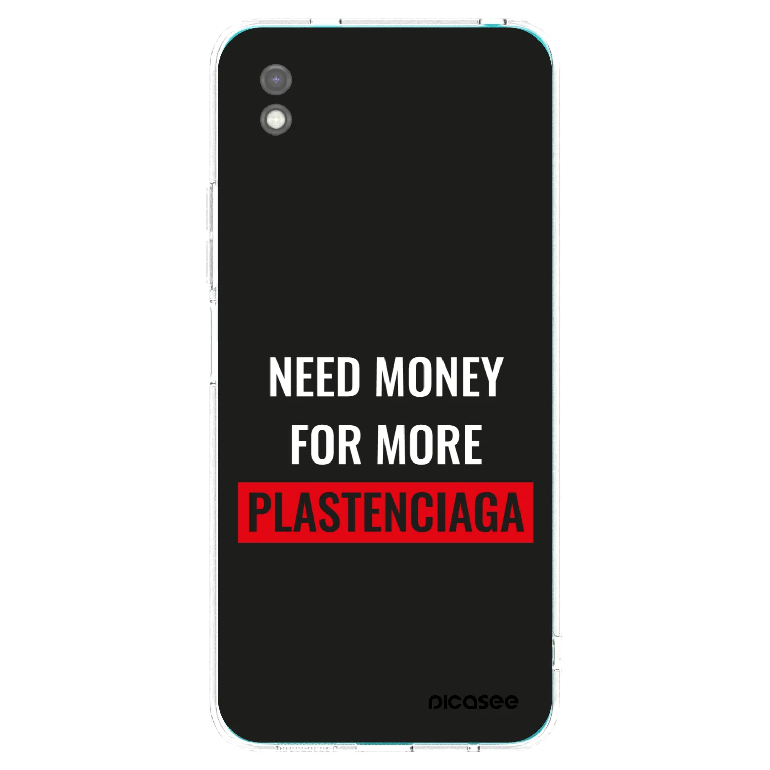 Picasee silikonový černý obal pro Xiaomi Redmi 9A - More PLASTENCIAGA