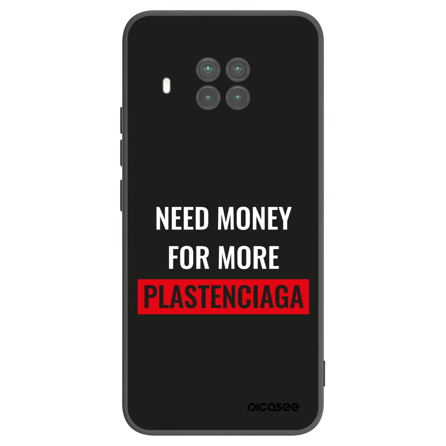 Picasee silikonový černý obal pro Xiaomi Mi 10T Lite - More PLASTENCIAGA
