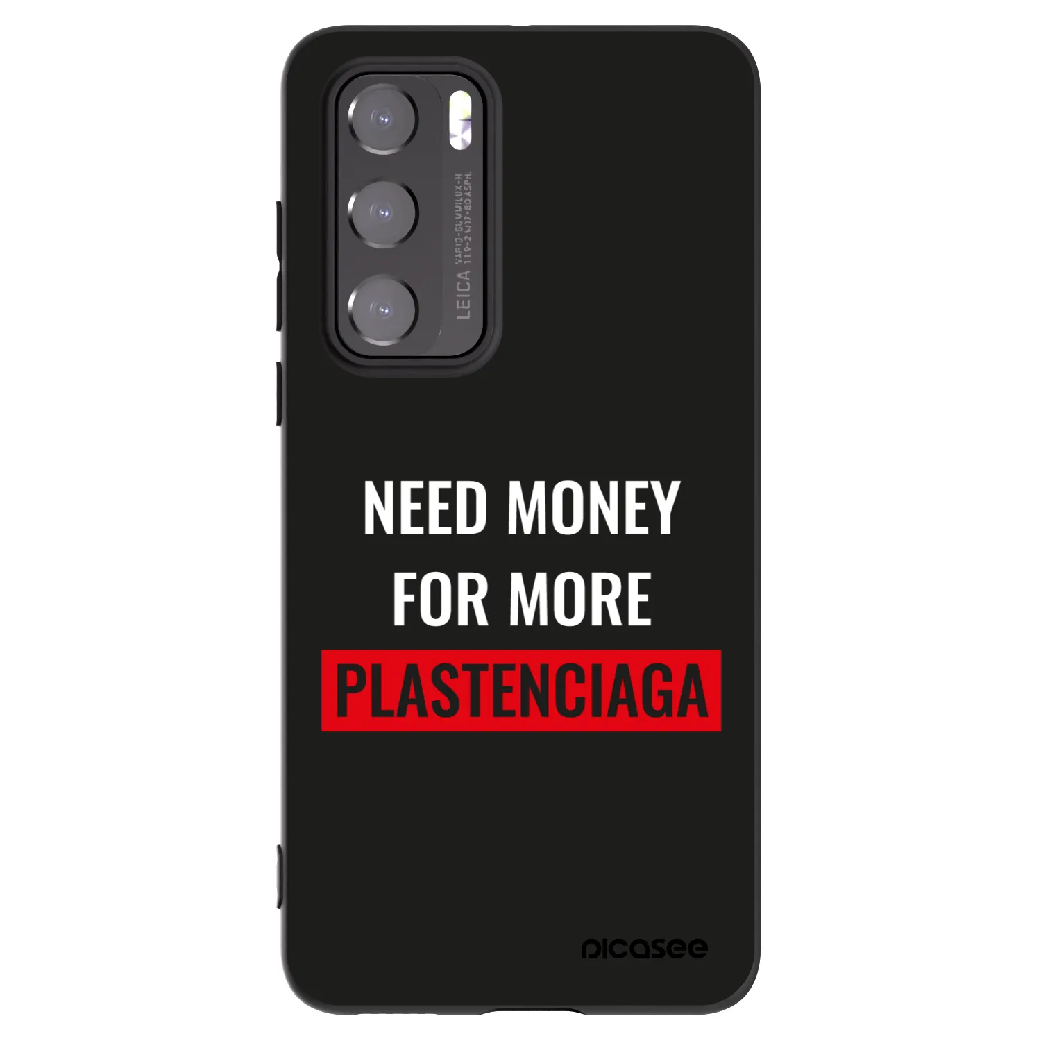 Picasee silikonový černý obal pro Huawei P40 - More PLASTENCIAGA