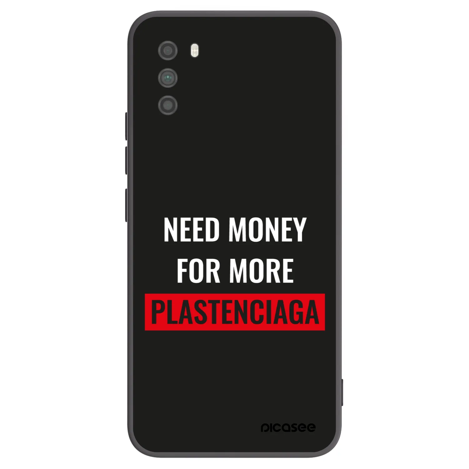 Picasee silikonový černý obal pro Xiaomi Poco M3 - More PLASTENCIAGA