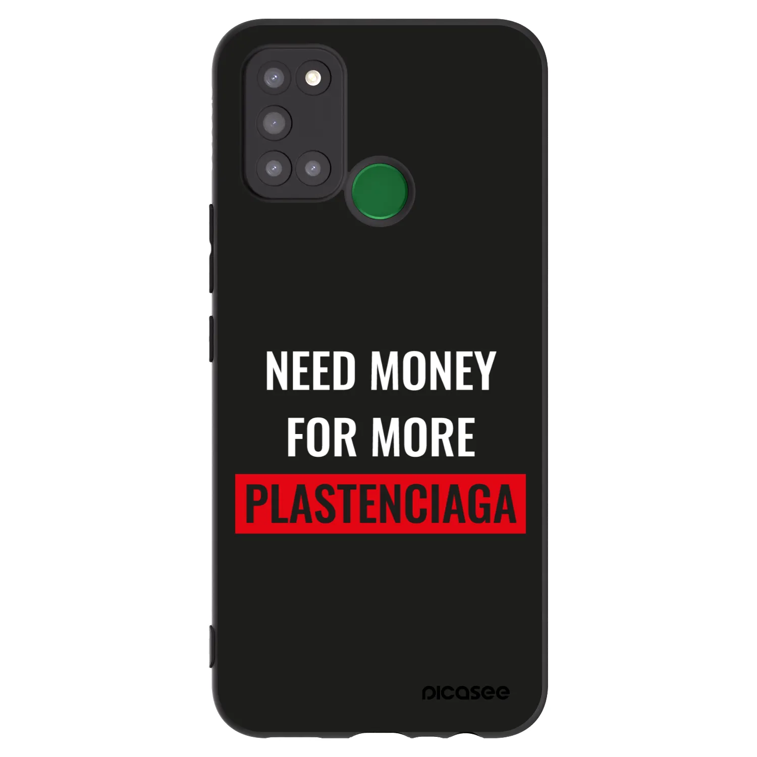 Picasee silikonový černý obal pro Realme 7i - More PLASTENCIAGA