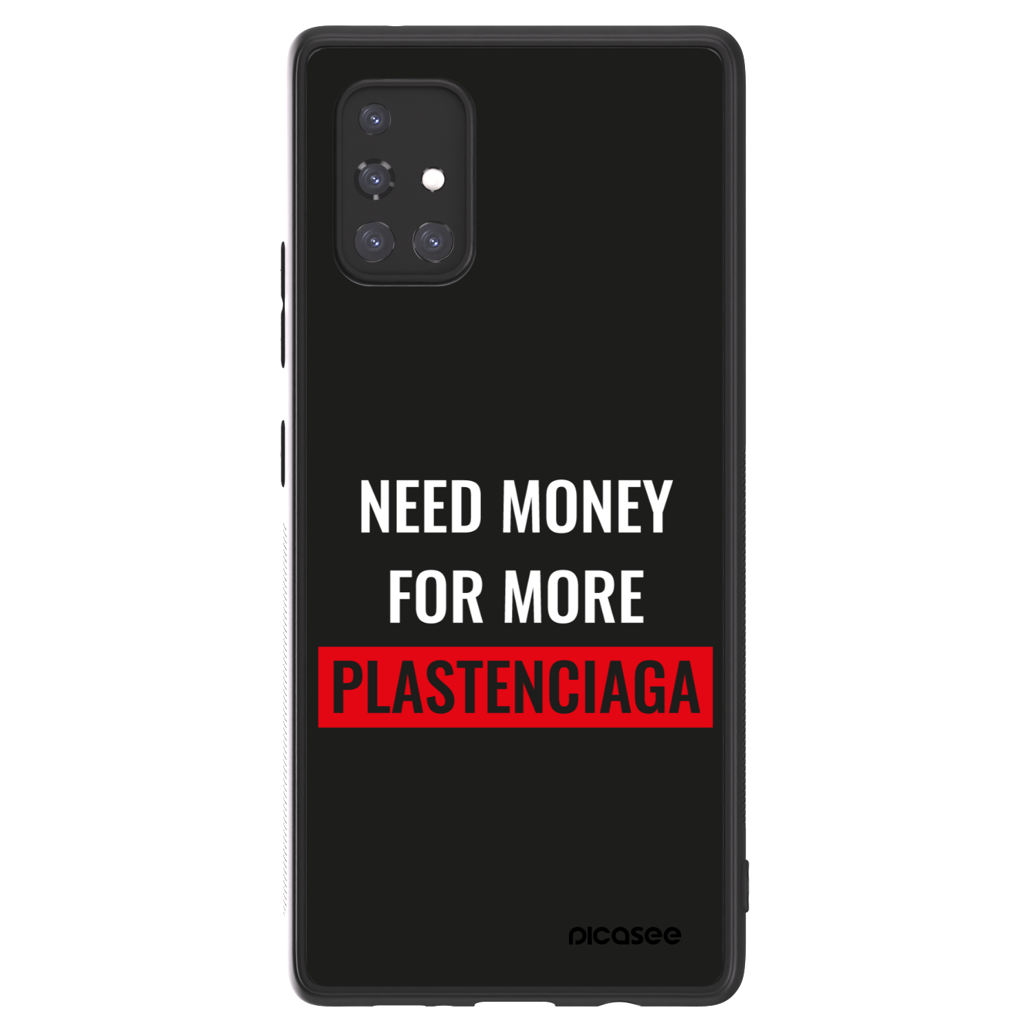 Picasee ULTIMATE CASE pro Samsung Galaxy A71 A715F - More PLASTENCIAGA