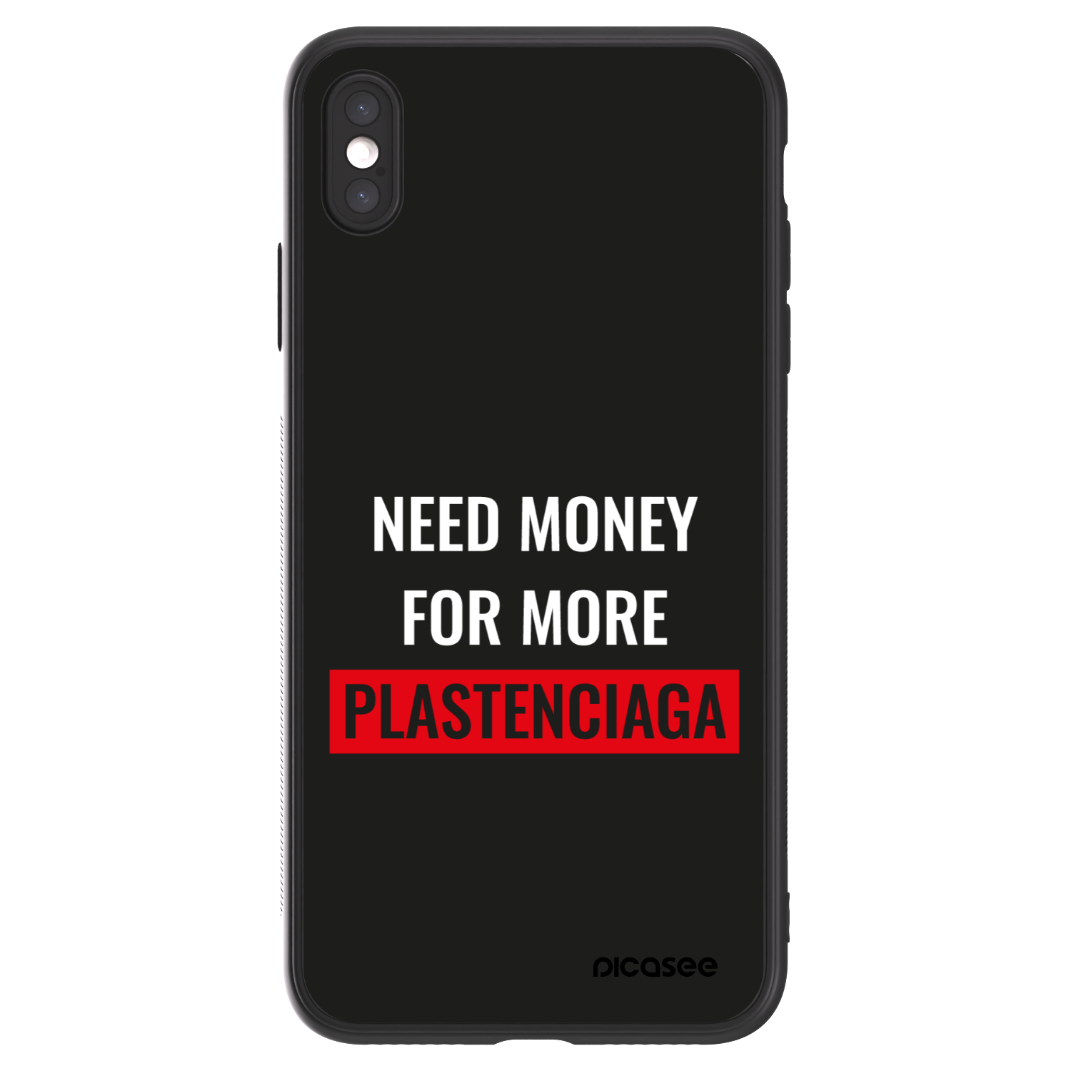 Picasee ULTIMATE CASE pro Apple iPhone XS Max - More PLASTENCIAGA