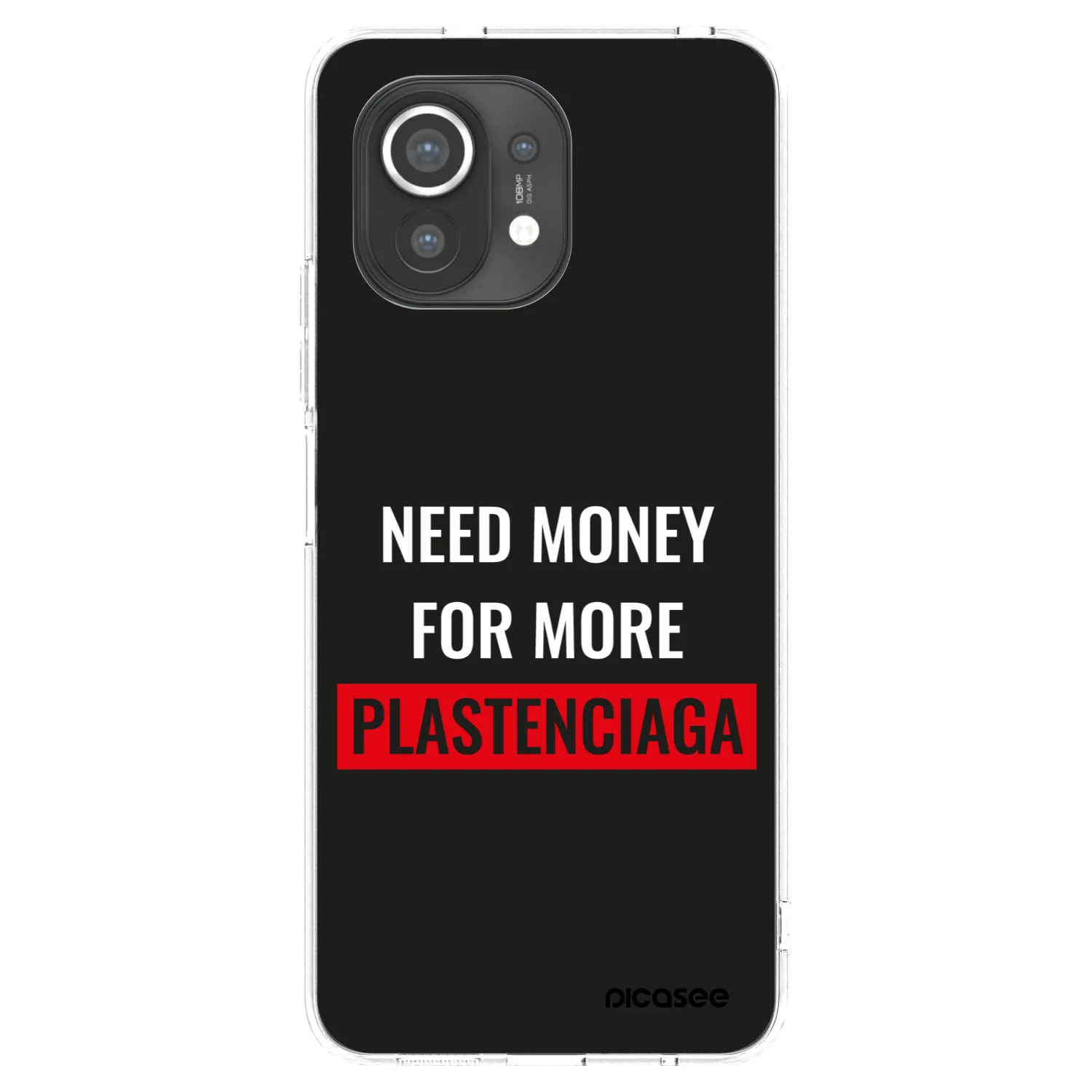 Picasee silikonový průhledný obal pro Xiaomi Mi 11 - More PLASTENCIAGA