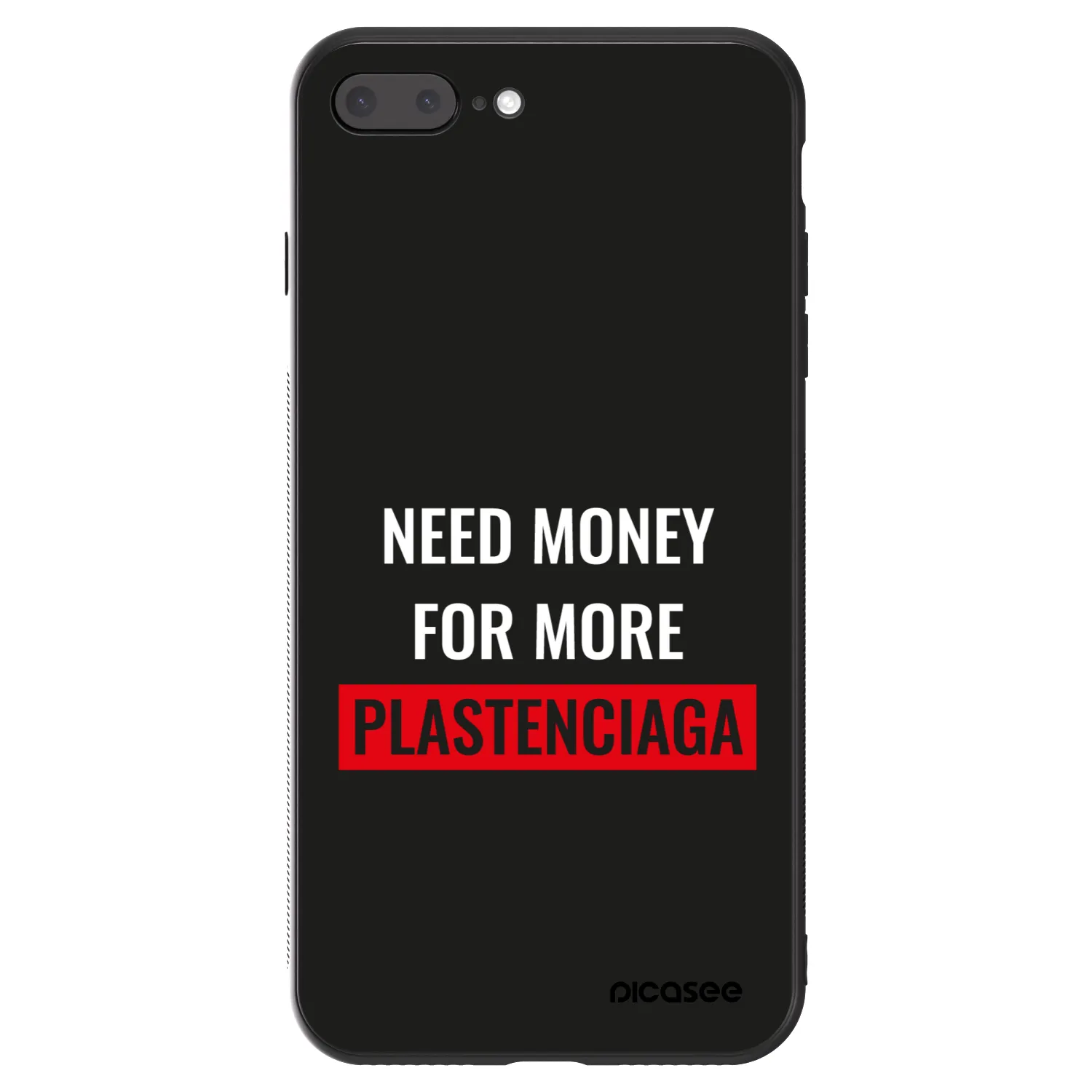 Picasee ULTIMATE CASE pro Apple iPhone 8 Plus - More PLASTENCIAGA