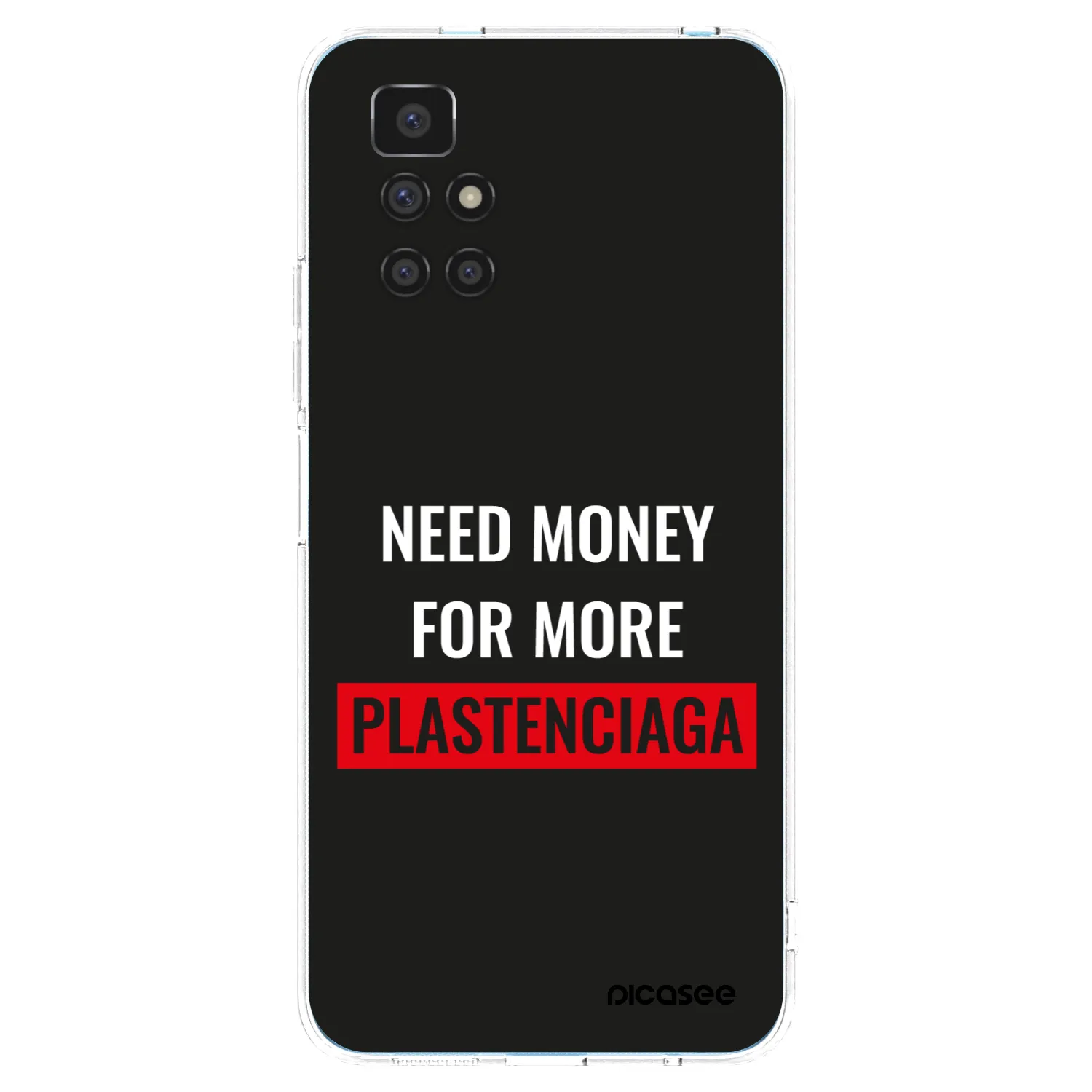 Picasee silikonový průhledný obal pro Xiaomi Redmi 10 - More PLASTENCIAGA