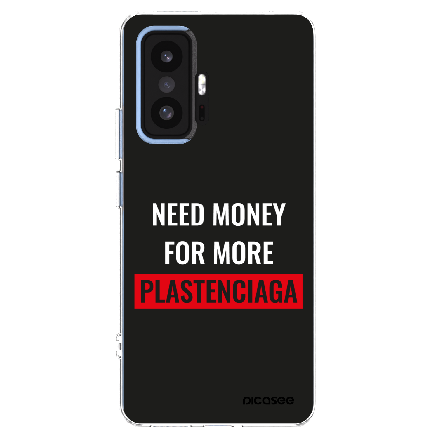 Picasee silikonový průhledný obal pro Xiaomi 11T - More PLASTENCIAGA