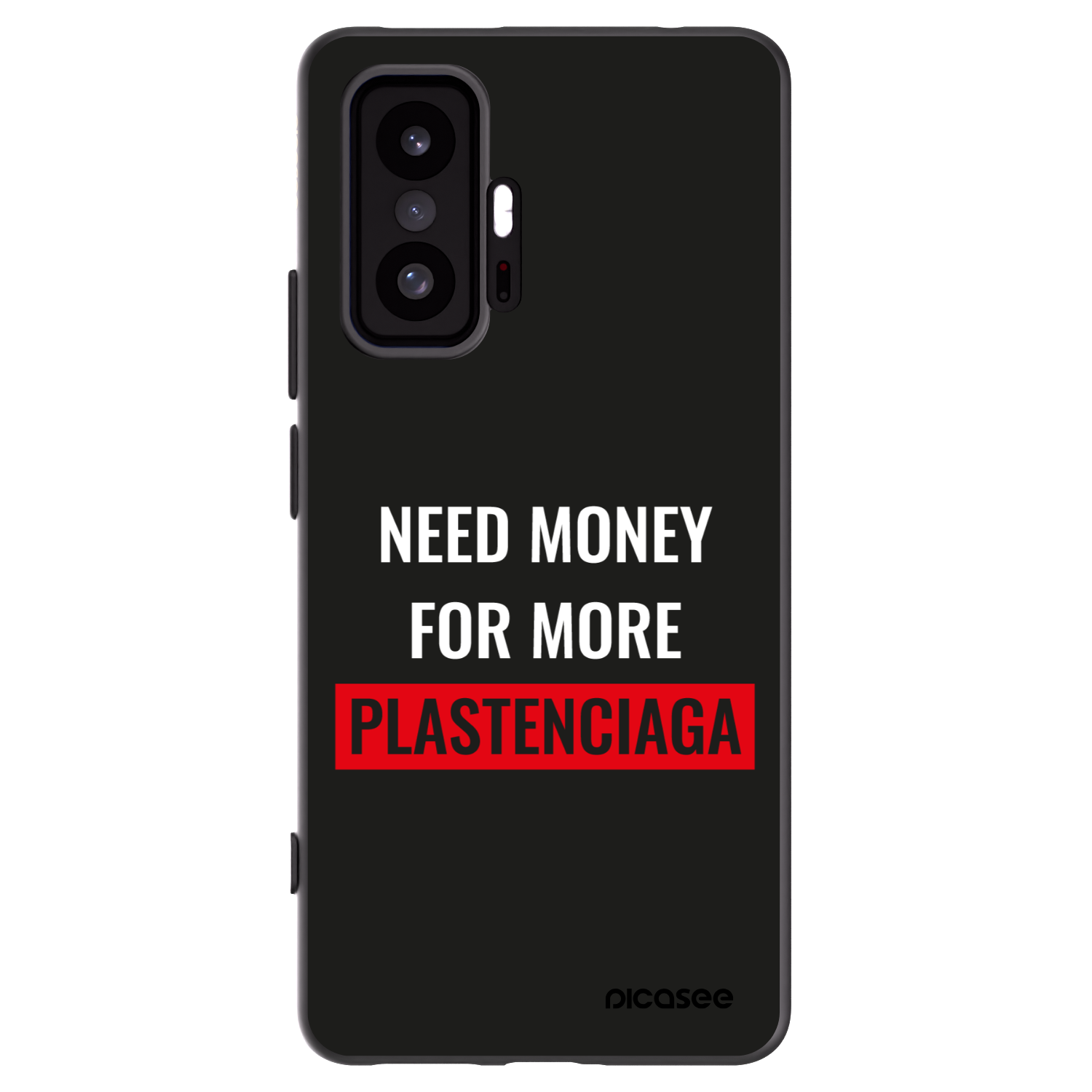 Picasee silikonový černý obal pro Xiaomi 11T - More PLASTENCIAGA