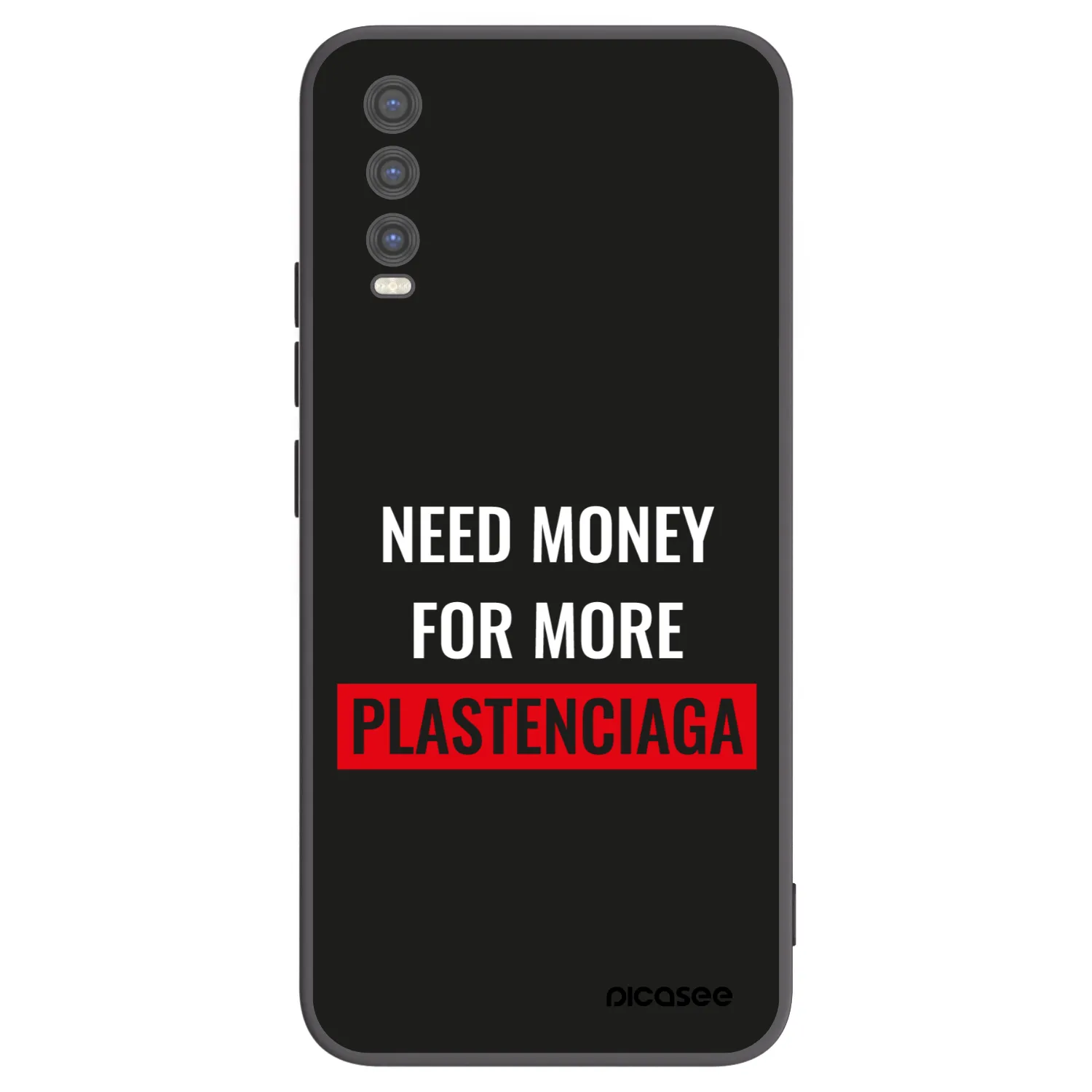 Picasee silikonový černý obal pro Vivo Y20s - More PLASTENCIAGA
