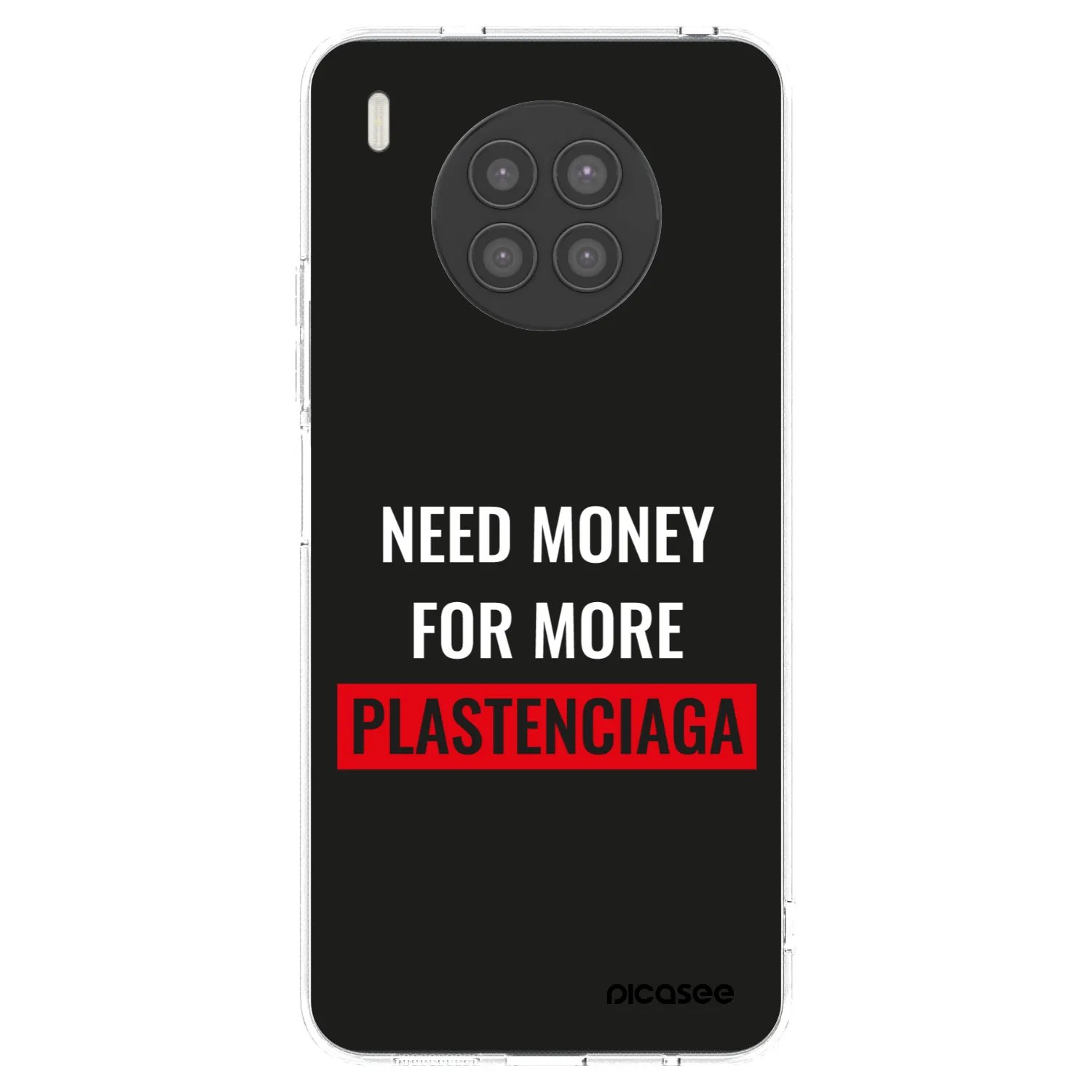 Picasee silikonový průhledný obal pro Huawei Nova 8i - More PLASTENCIAGA