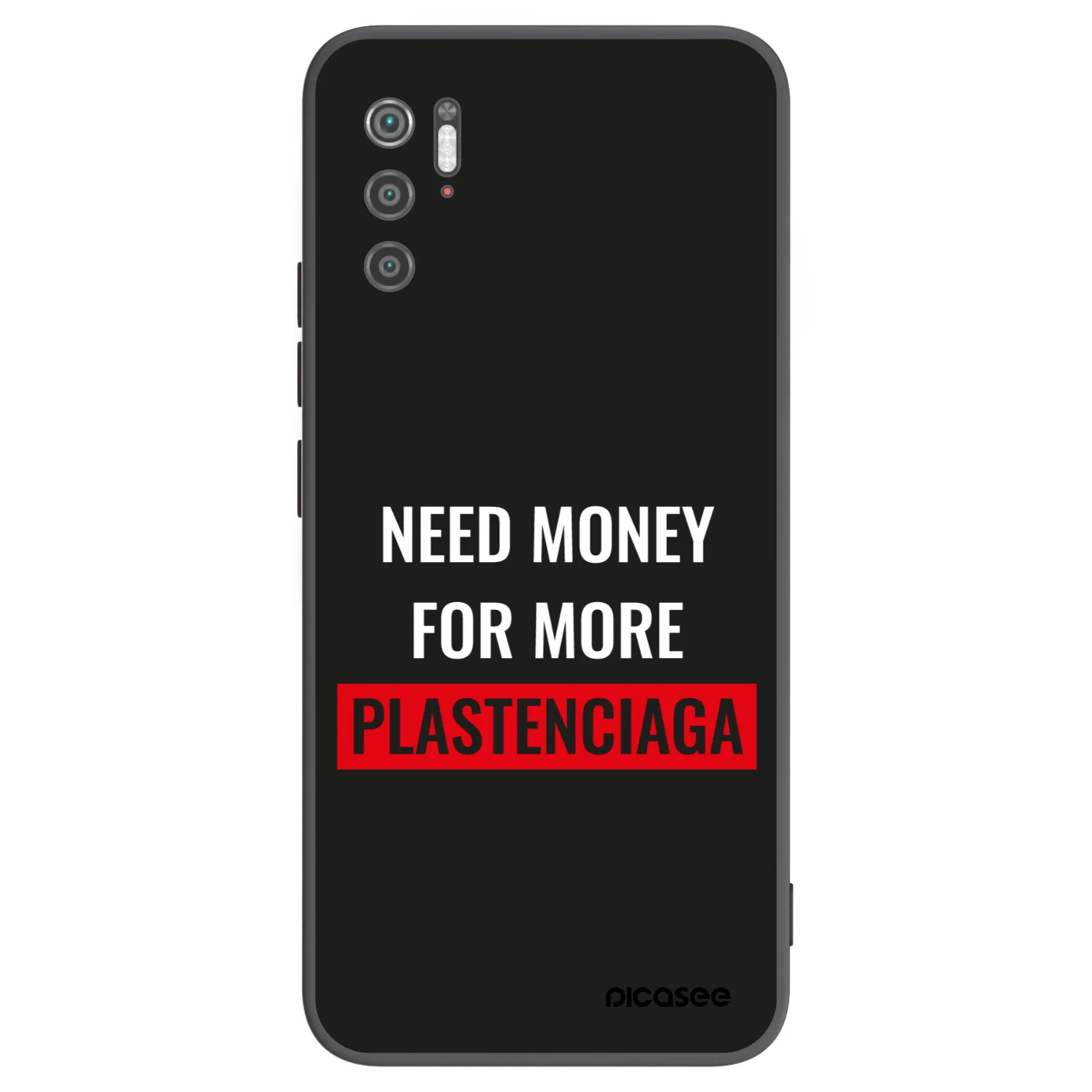 Picasee silikonový černý obal pro Xiaomi Poco M3 Pro 5G - More PLASTENCIAGA
