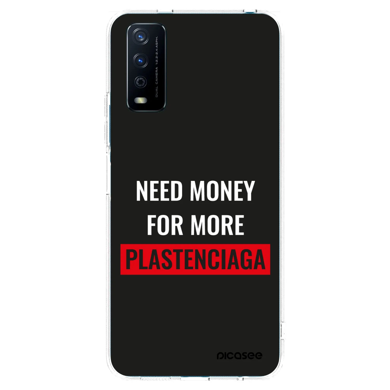 Picasee silikonový průhledný obal pro Vivo Y11s - More PLASTENCIAGA