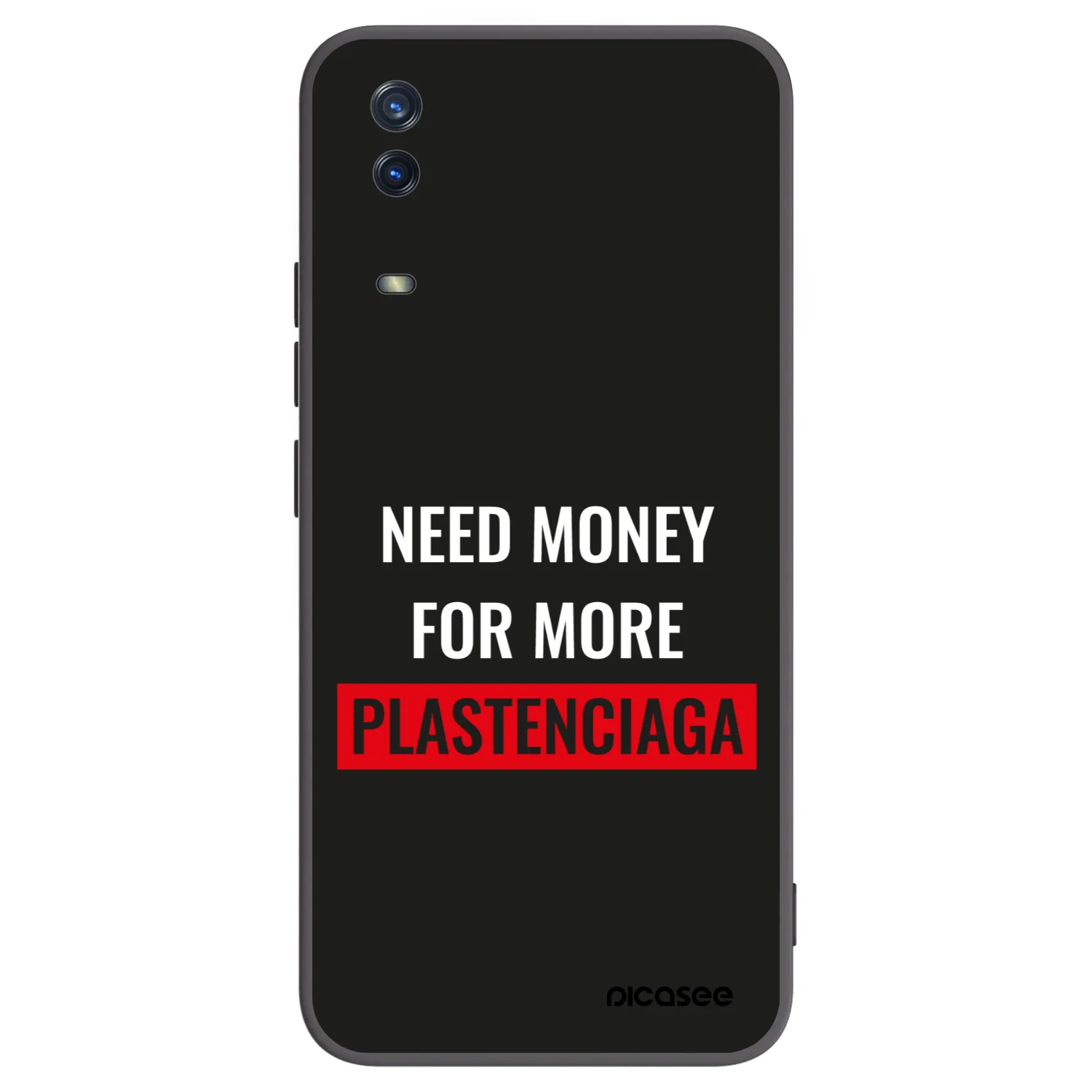 Picasee silikonový černý obal pro Vivo Y11s - More PLASTENCIAGA