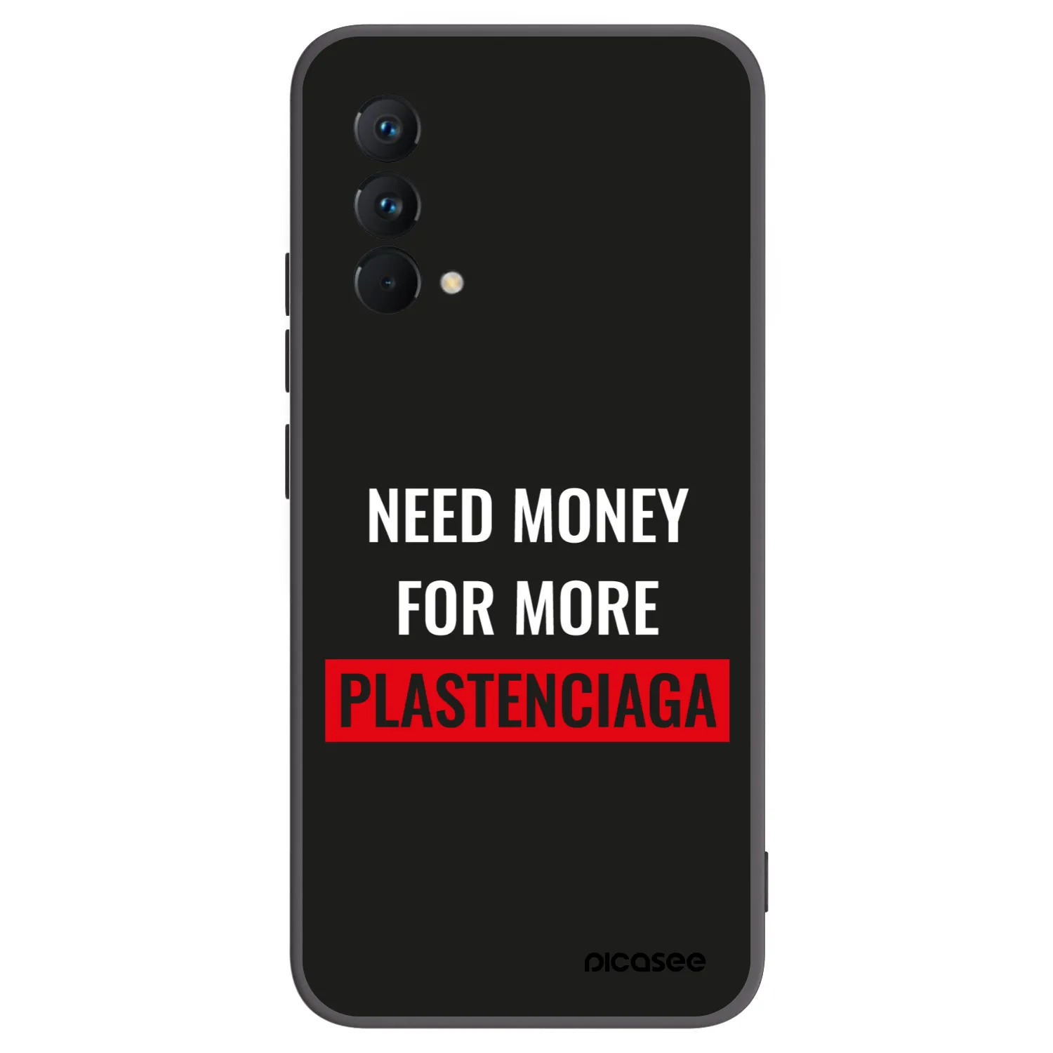 Picasee silikonový černý obal pro Realme GT Master Edition 5G - More PLASTENCIAGA