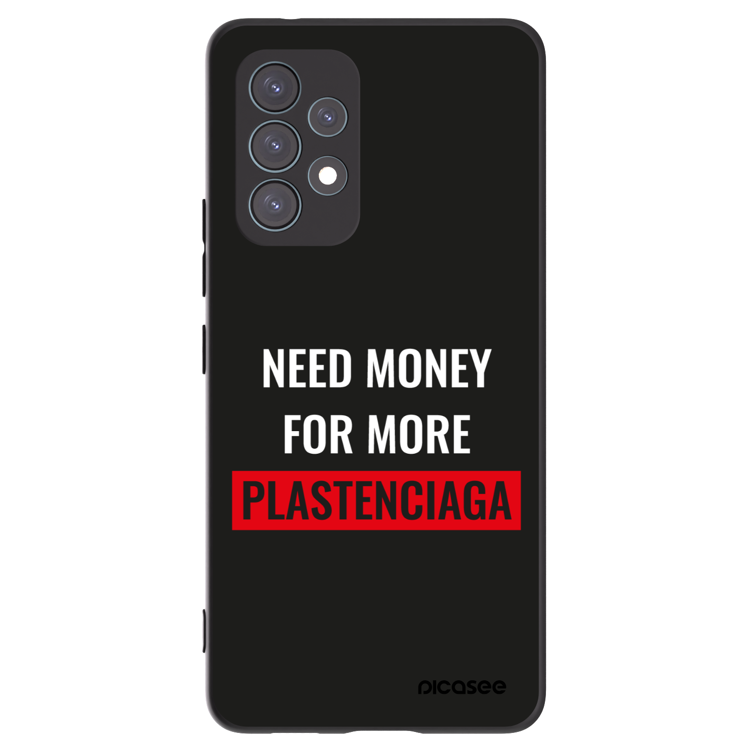 Picasee silikonový černý obal pro Samsung Galaxy A53 5G A536 - More PLASTENCIAGA