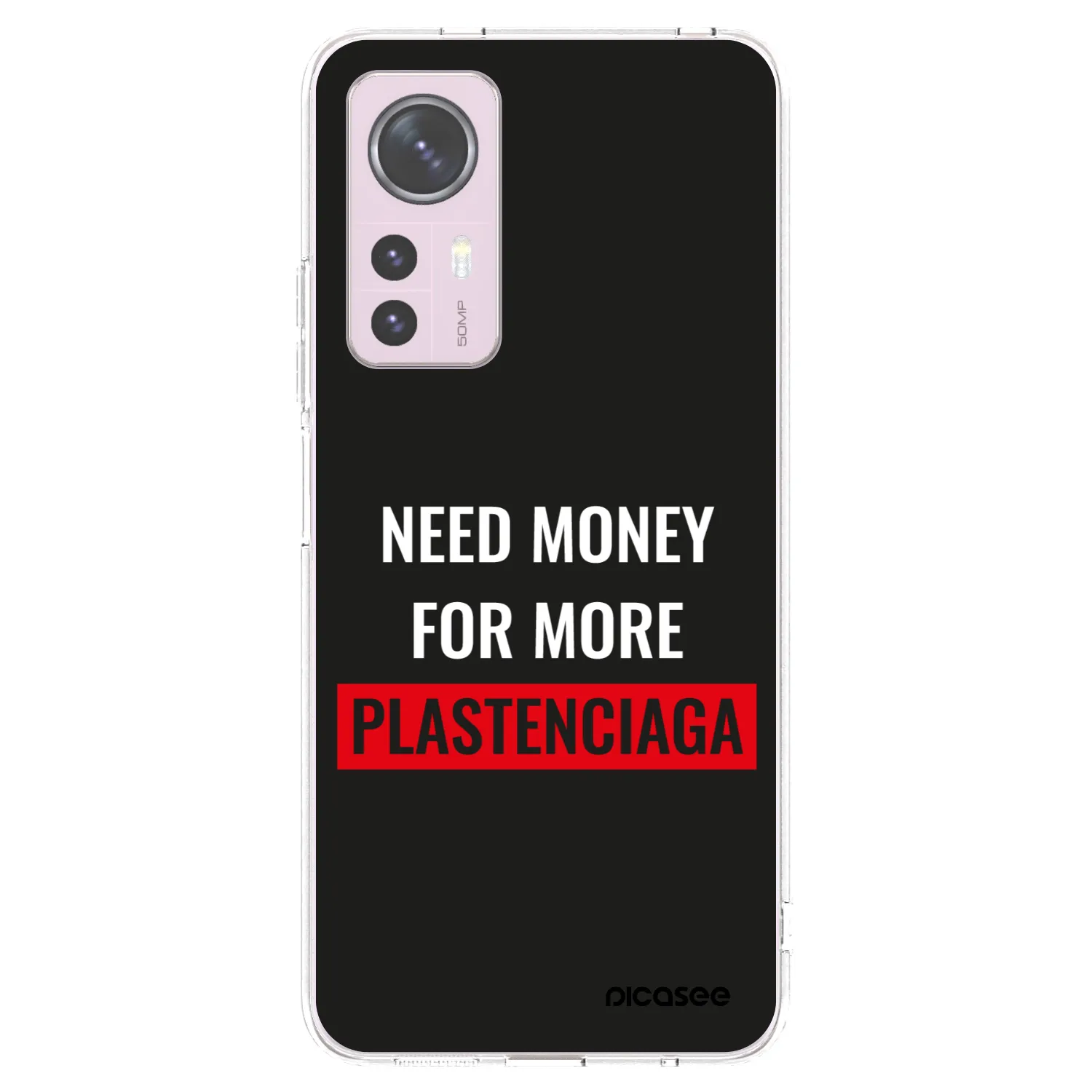 Picasee silikonový průhledný obal pro Xiaomi 12 - More PLASTENCIAGA