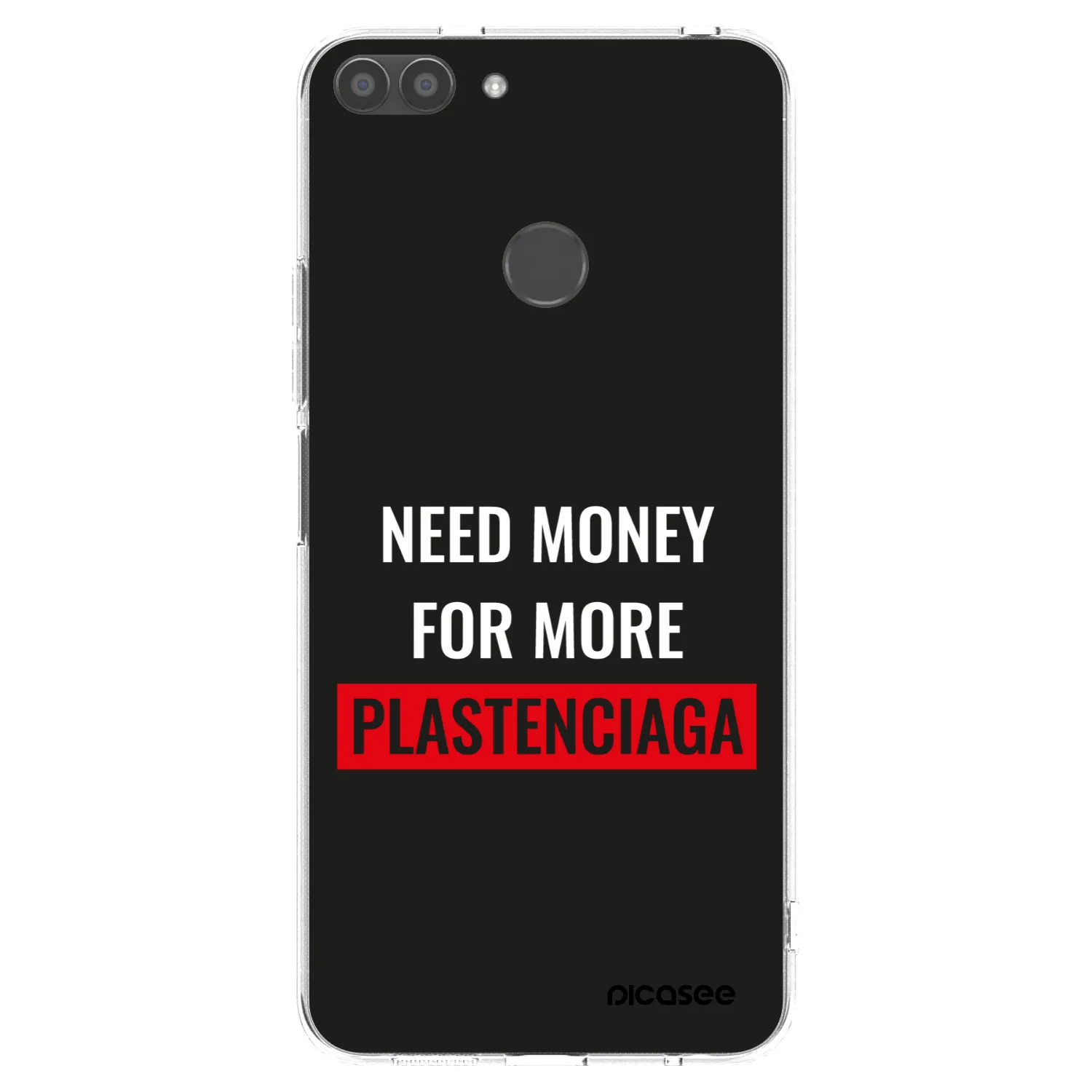 Picasee silikonový průhledný obal pro Huawei P Smart - More PLASTENCIAGA