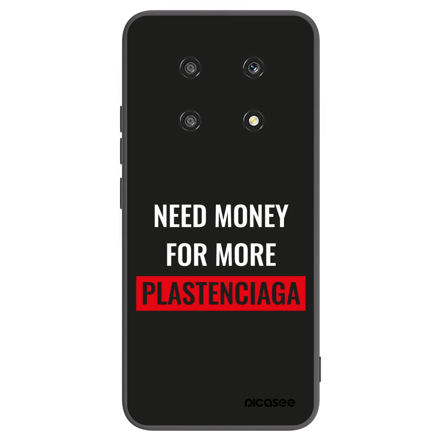 Picasee silikonový černý obal pro Honor Magic4 Lite 5G - More PLASTENCIAGA