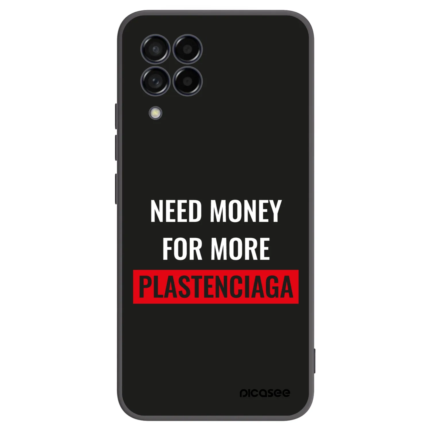 Picasee silikonový černý obal pro Samsung Galaxy M53 5G - More PLASTENCIAGA