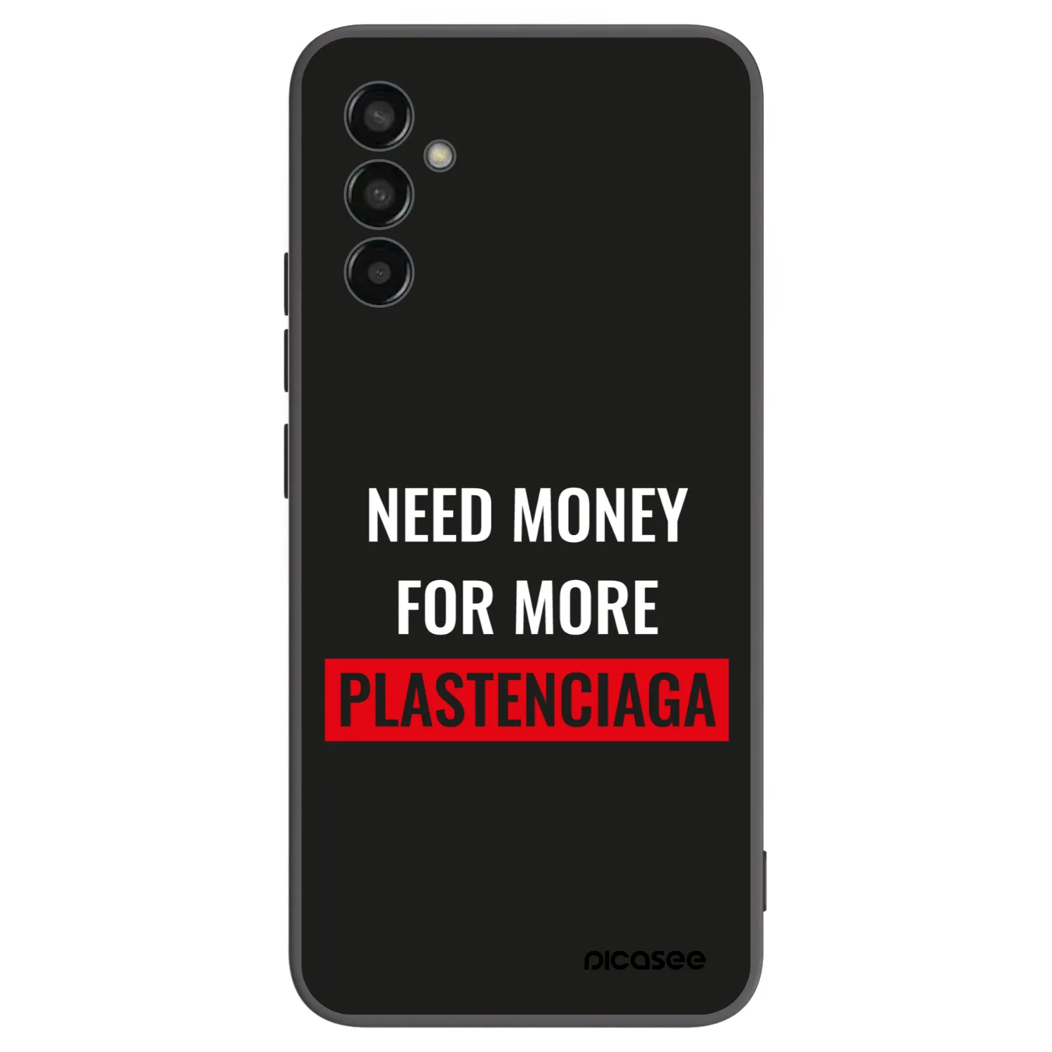 Picasee silikonový černý obal pro Samsung Galaxy M13 M135F - More PLASTENCIAGA