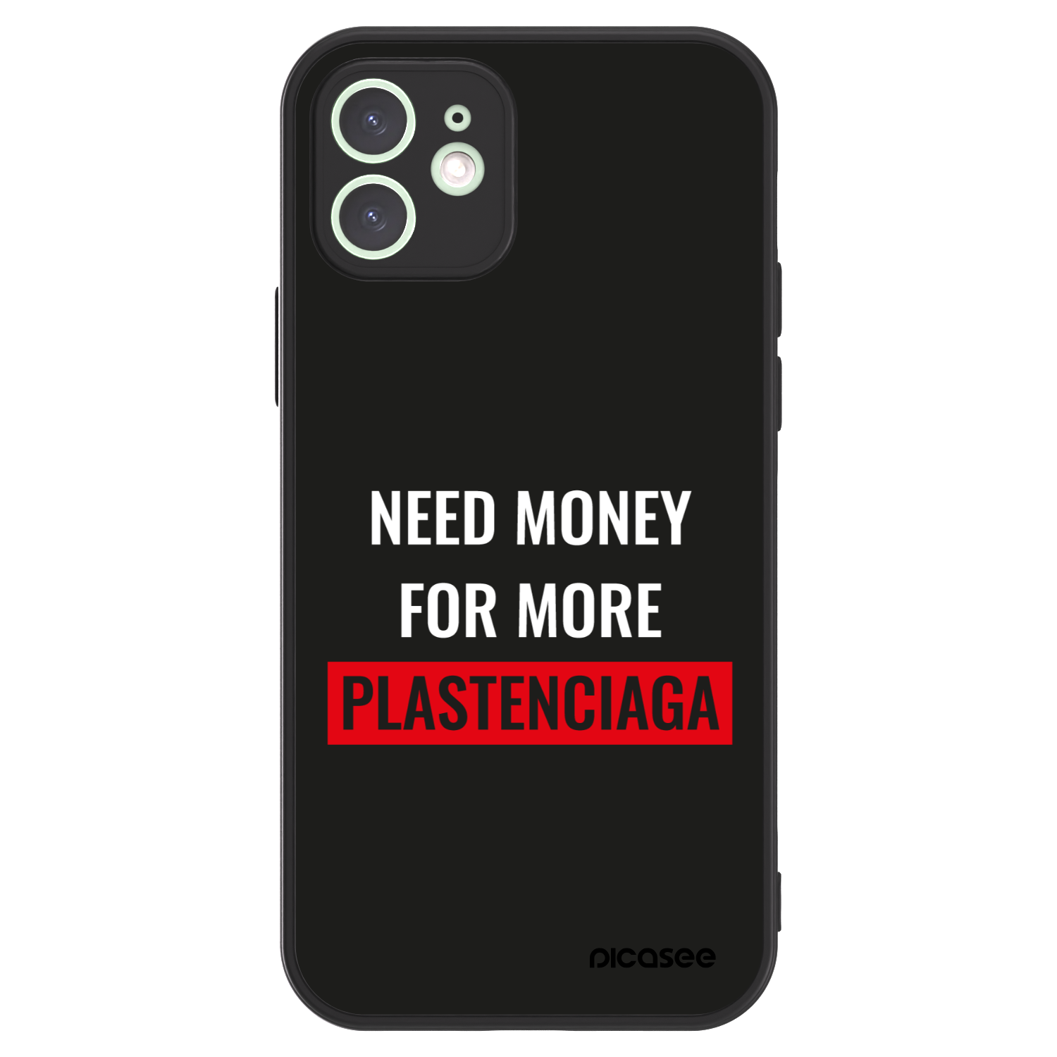 Picasee ULTIMATE CASE MagSafe pro Apple iPhone 12 - More PLASTENCIAGA