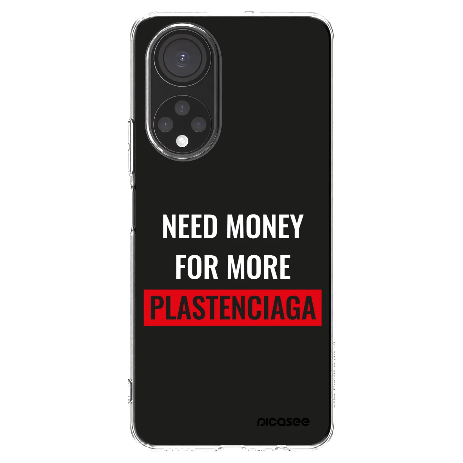 Picasee silikonový průhledný obal pro Honor X7 - More PLASTENCIAGA