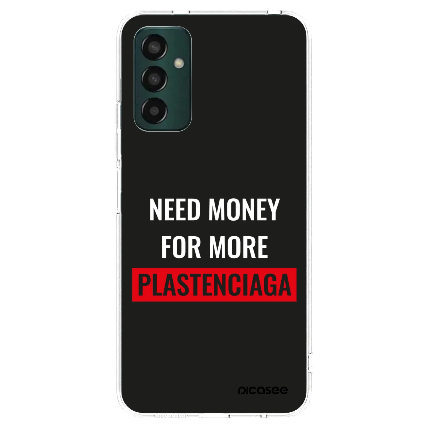 Picasee silikonový průhledný obal pro Samsung Galaxy M23 5G - More PLASTENCIAGA