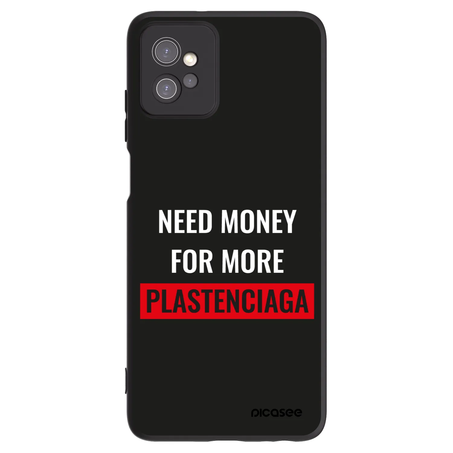 Picasee silikonový černý obal pro Motorola Moto G32 - More PLASTENCIAGA