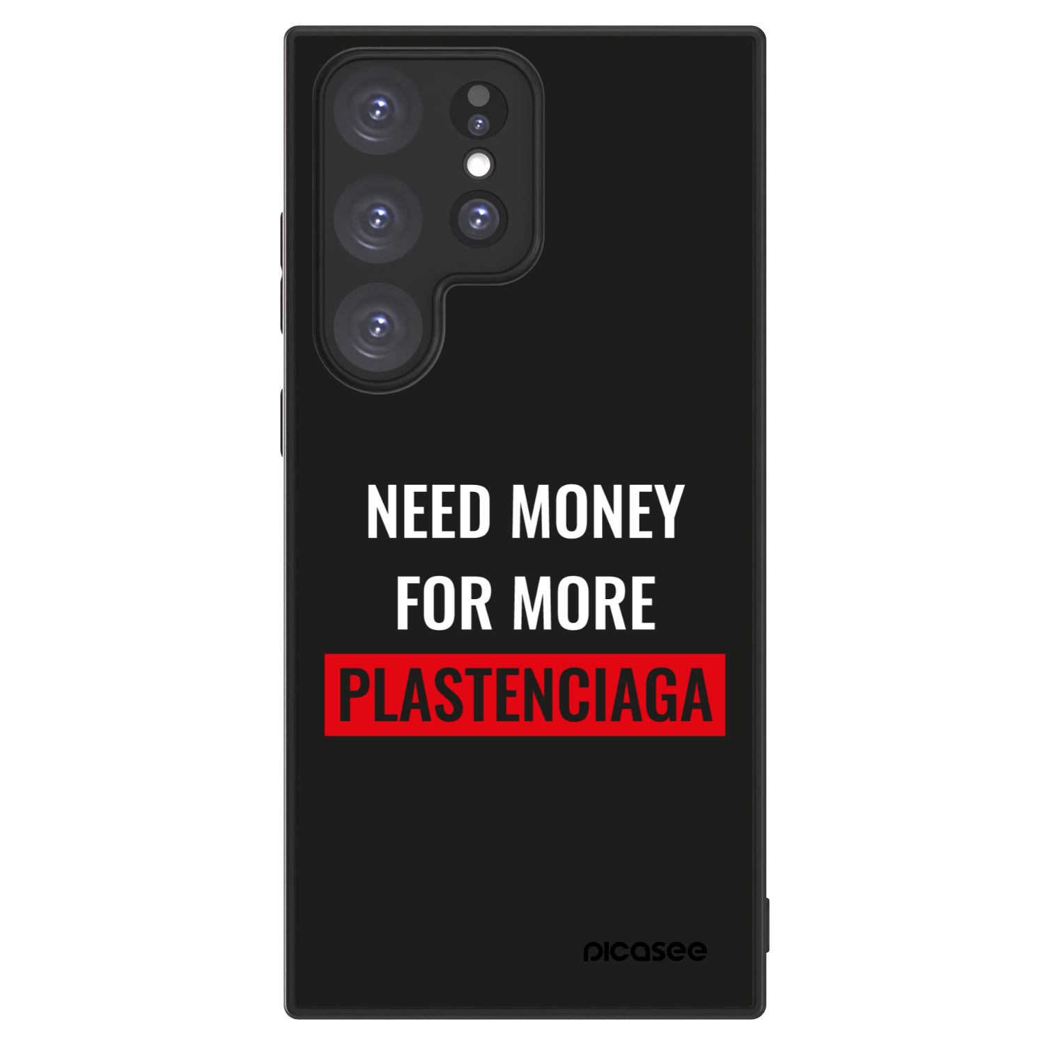 Picasee ULTIMATE CASE pro Samsung Galaxy S23 Ultra 5G - More PLASTENCIAGA