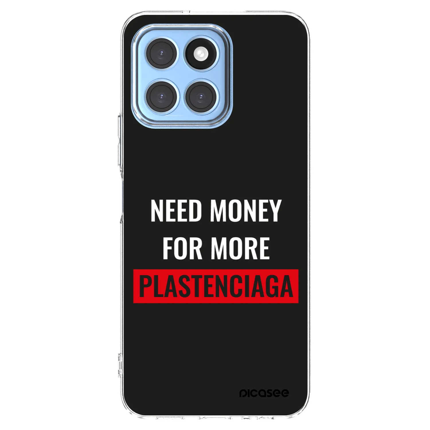Picasee silikonový průhledný obal pro Honor X8 5G - More PLASTENCIAGA