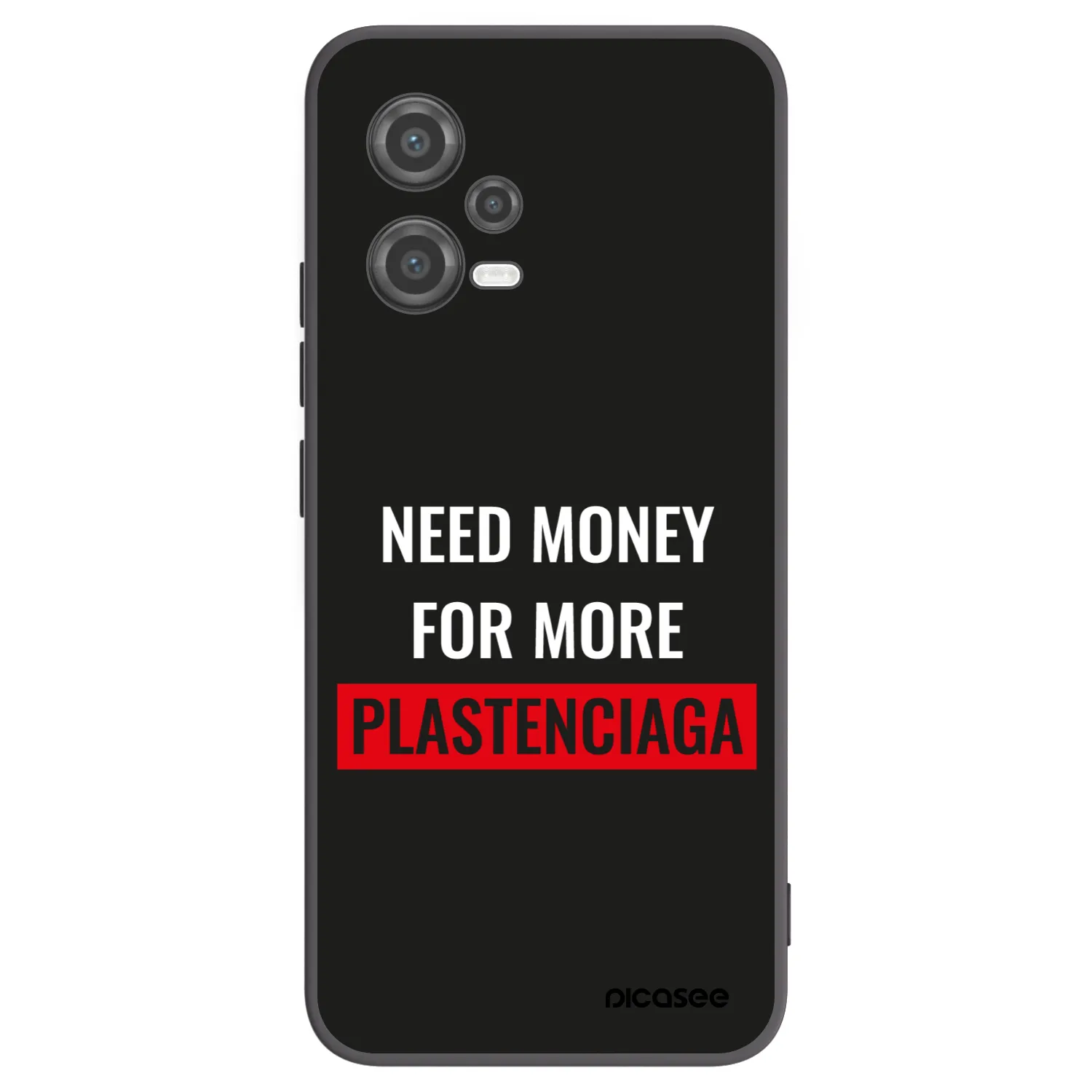 Picasee silikonový černý obal pro Xiaomi Poco X5 - More PLASTENCIAGA