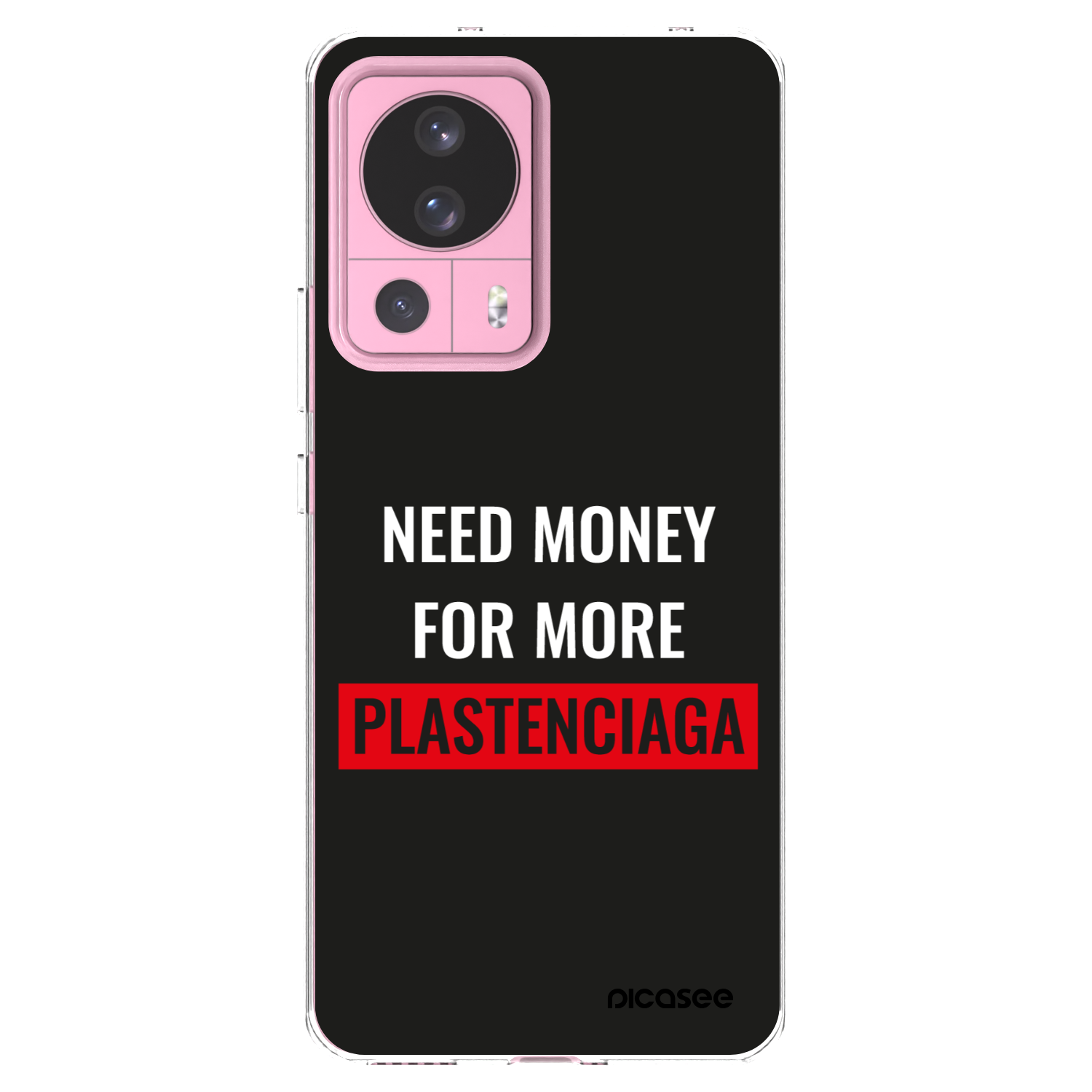 Picasee silikonový průhledný obal pro Xiaomi 13 Lite - More PLASTENCIAGA