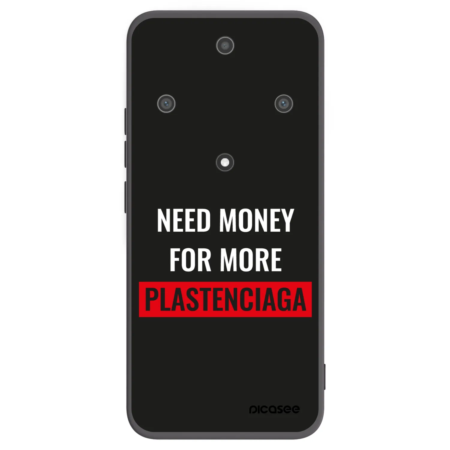 Picasee silikonový černý obal pro Honor Magic5 Lite 5G - More PLASTENCIAGA