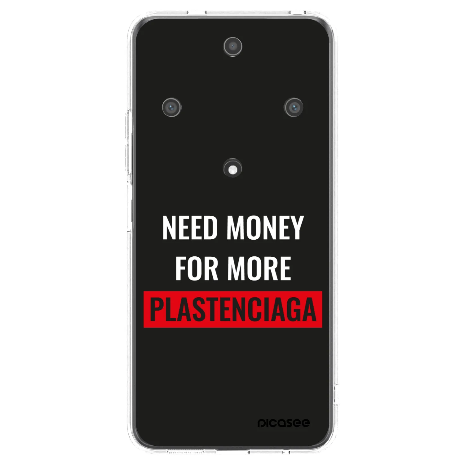 Picasee silikonový průhledný obal pro Honor Magic5 Lite 5G - More PLASTENCIAGA