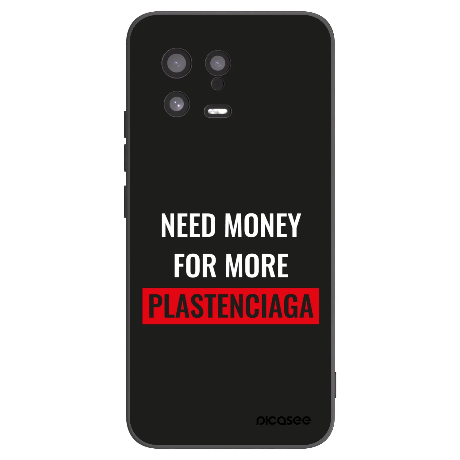 Picasee silikonový černý obal pro Xiaomi 13 - More PLASTENCIAGA