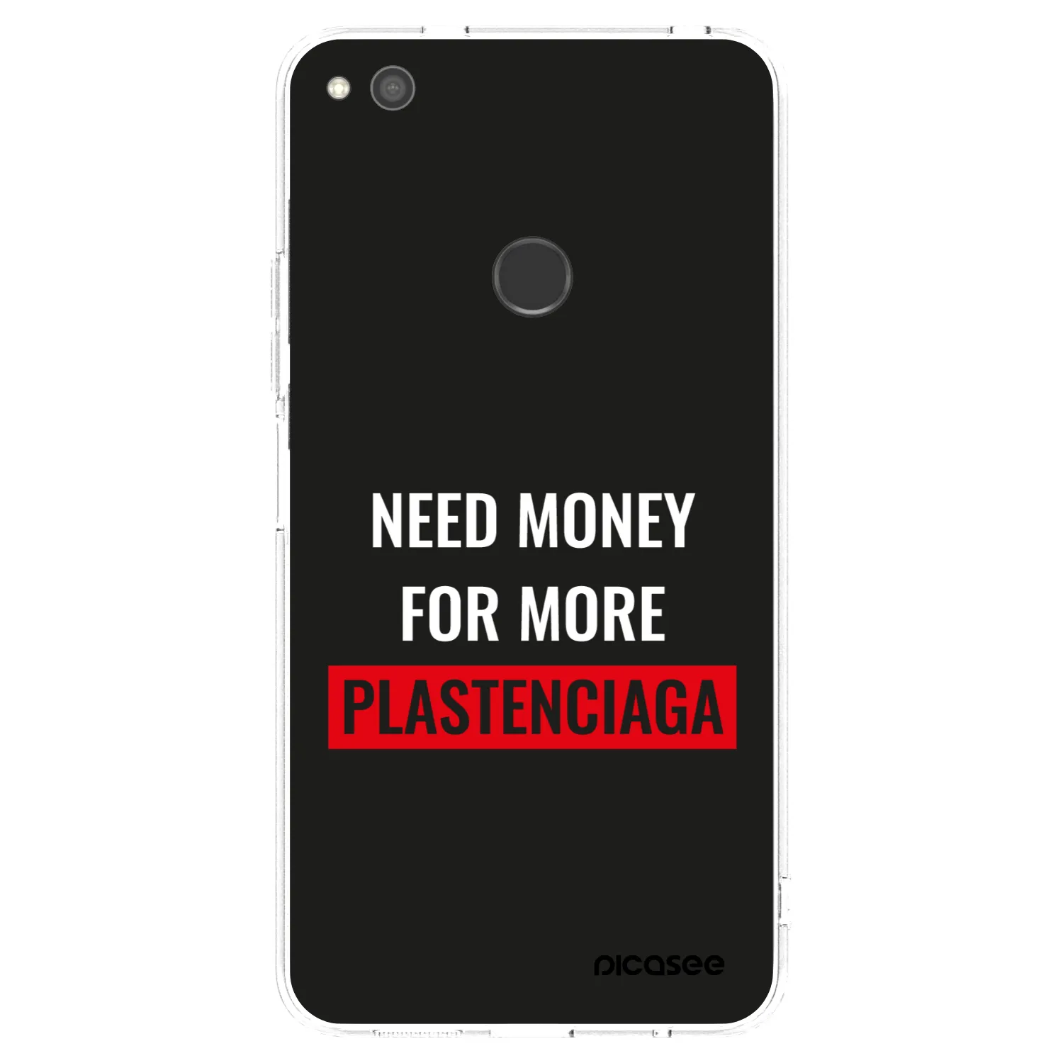 Picasee silikonový průhledný obal pro Huawei P9 Lite 2017 - More PLASTENCIAGA