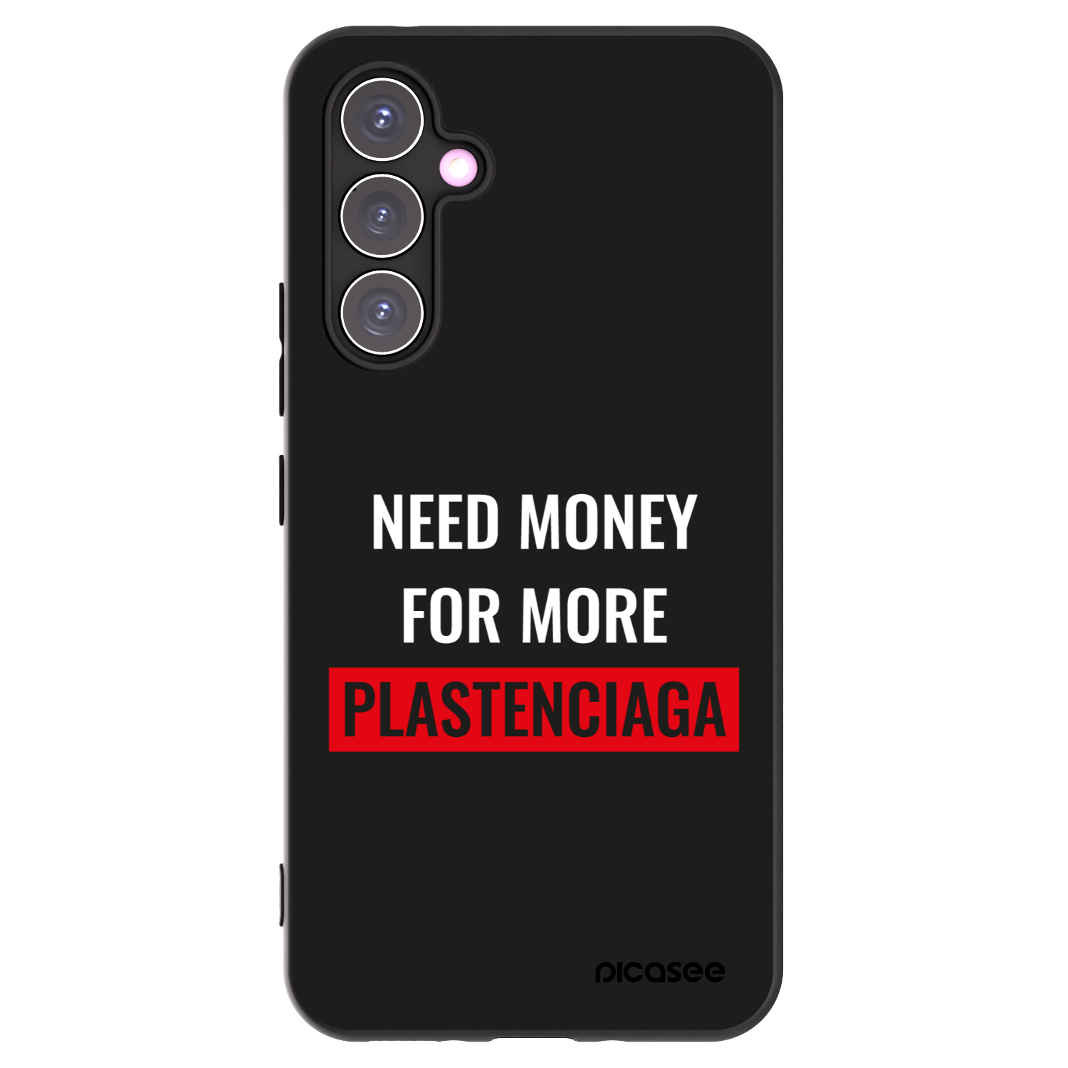 Picasee silikonový černý obal pro Samsung Galaxy A54 5G A546B - More PLASTENCIAGA