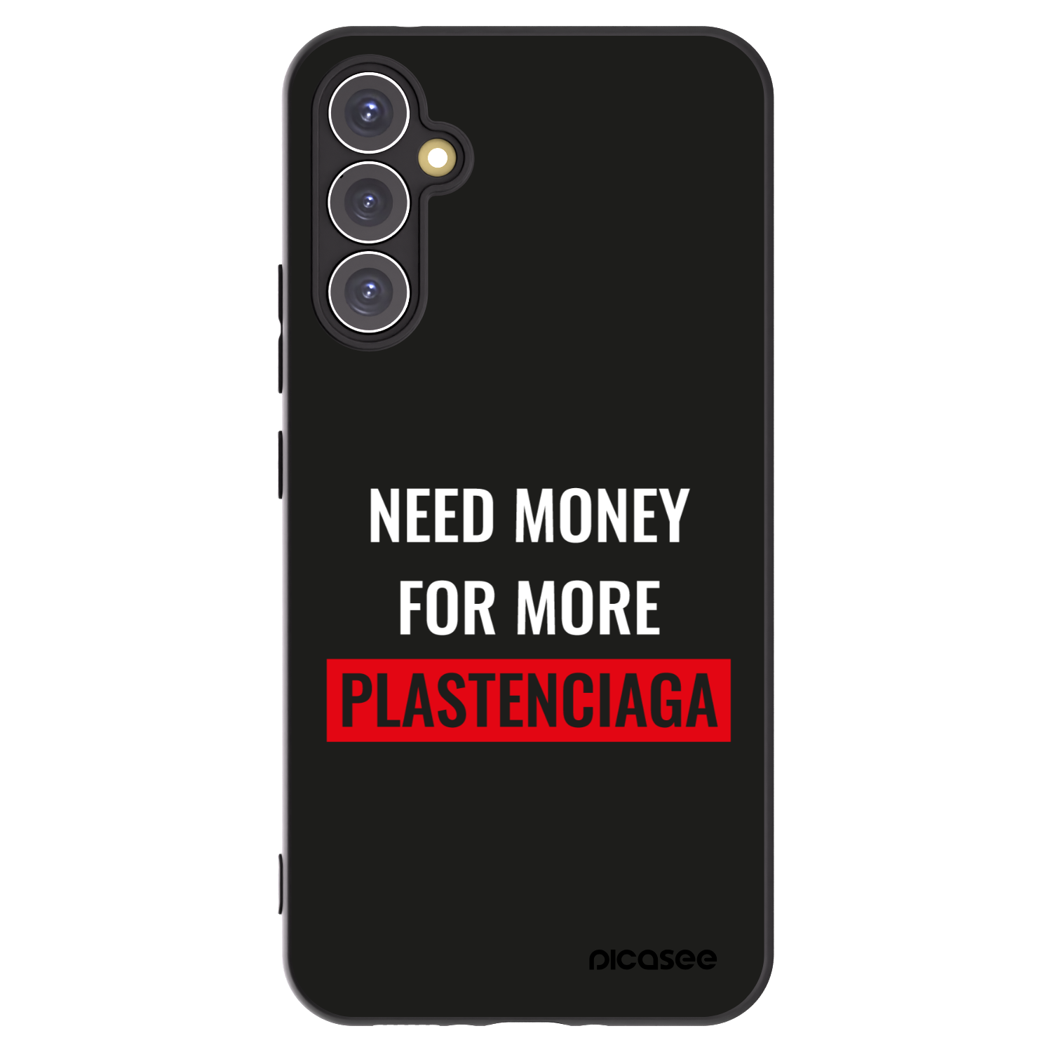 Picasee silikonový černý obal pro Samsung Galaxy A34 5G A346B - More PLASTENCIAGA