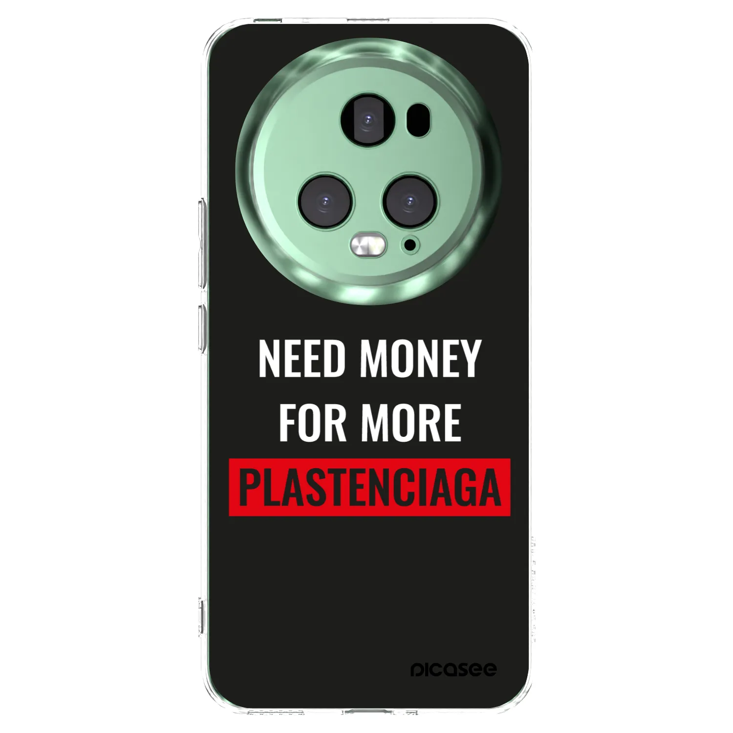 Picasee silikonový průhledný obal pro Honor Magic5 Pro - More PLASTENCIAGA