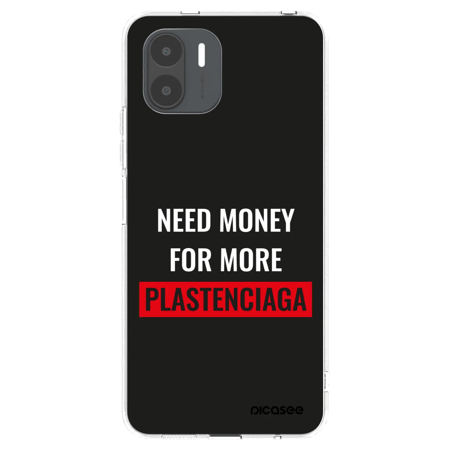 Picasee silikonový průhledný obal pro Xiaomi Redmi A2 - More PLASTENCIAGA