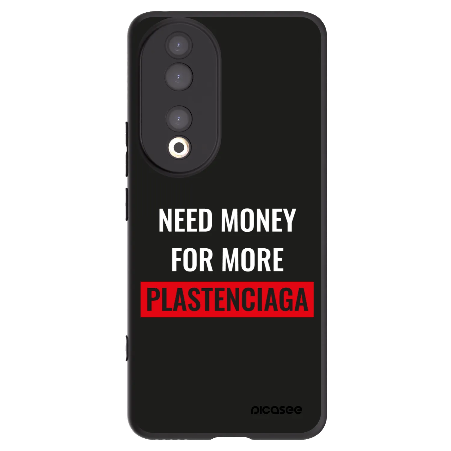 Picasee silikonový černý obal pro Honor 90 5G - More PLASTENCIAGA