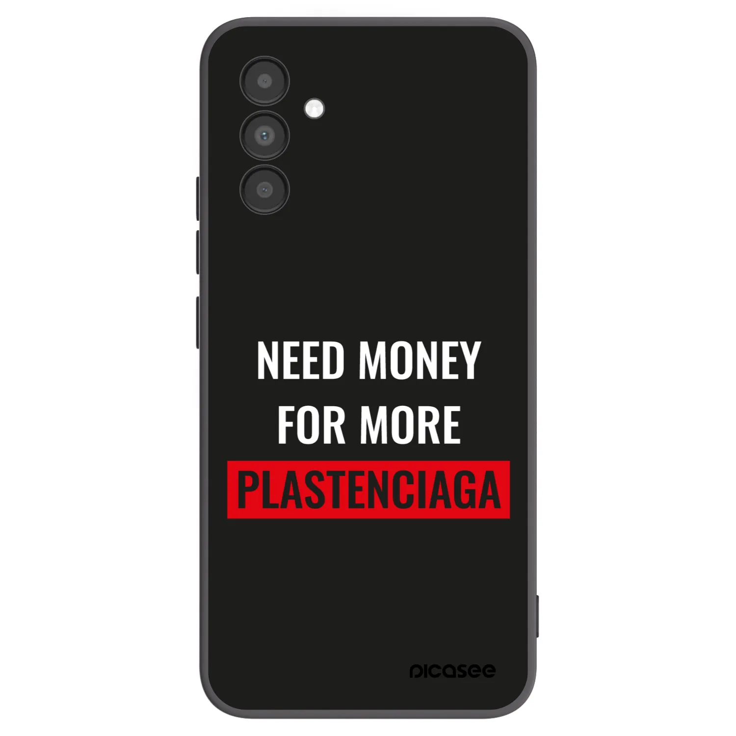 Picasee silikonový černý obal pro Samsung Galaxy A04s A047F - More PLASTENCIAGA