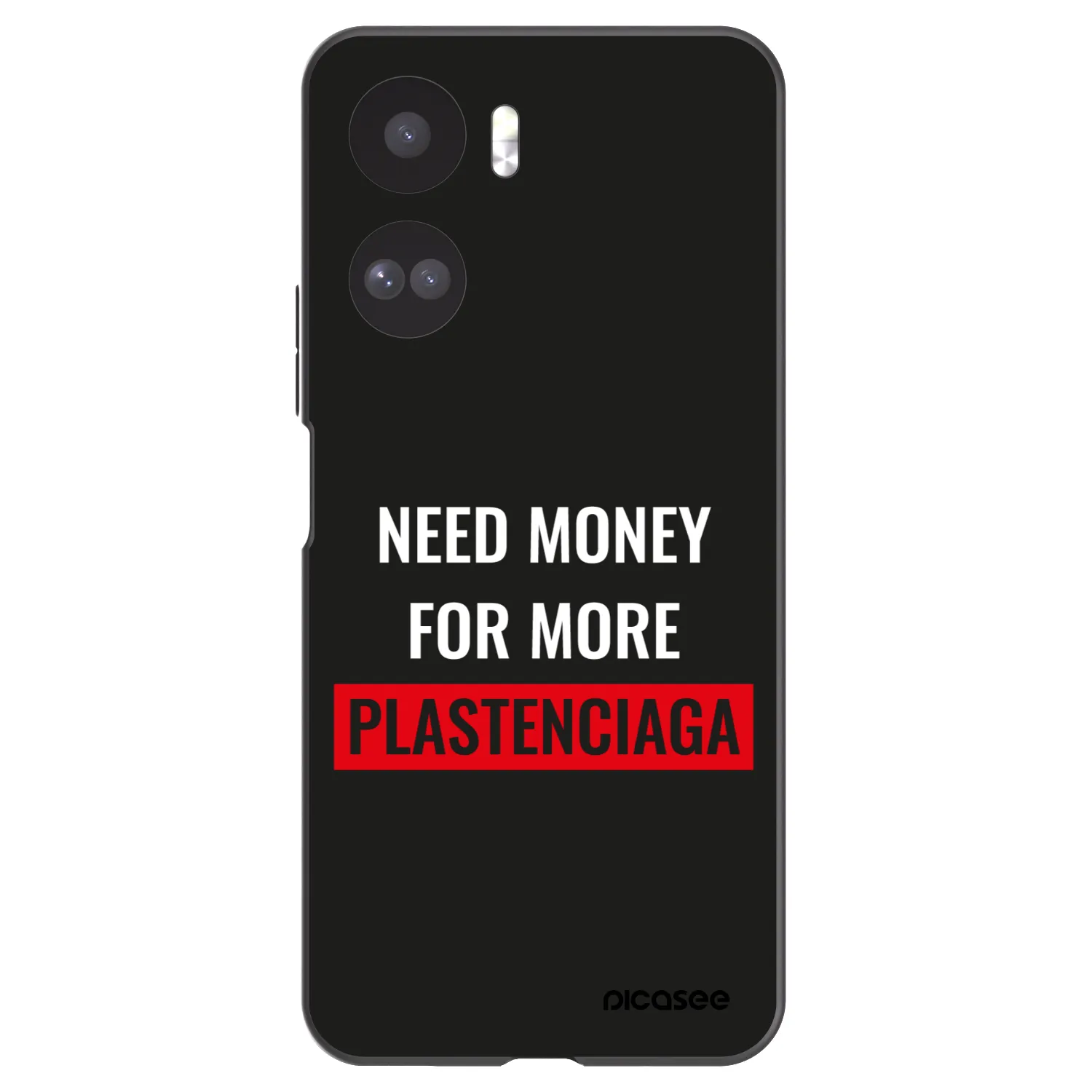 Picasee silikonový černý obal pro Honor 90 Lite 5G - More PLASTENCIAGA