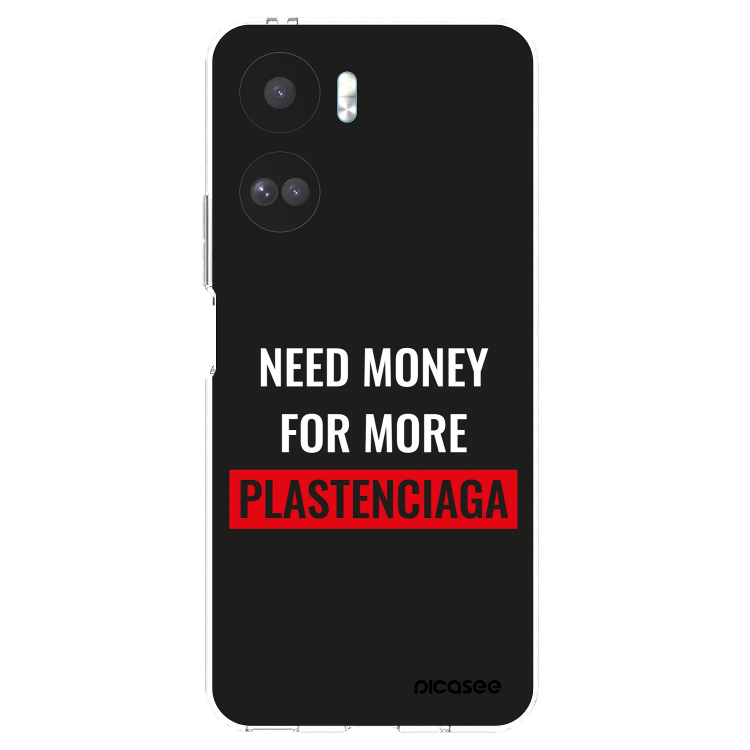 Picasee silikonový průhledný obal pro Honor 90 Lite 5G - More PLASTENCIAGA