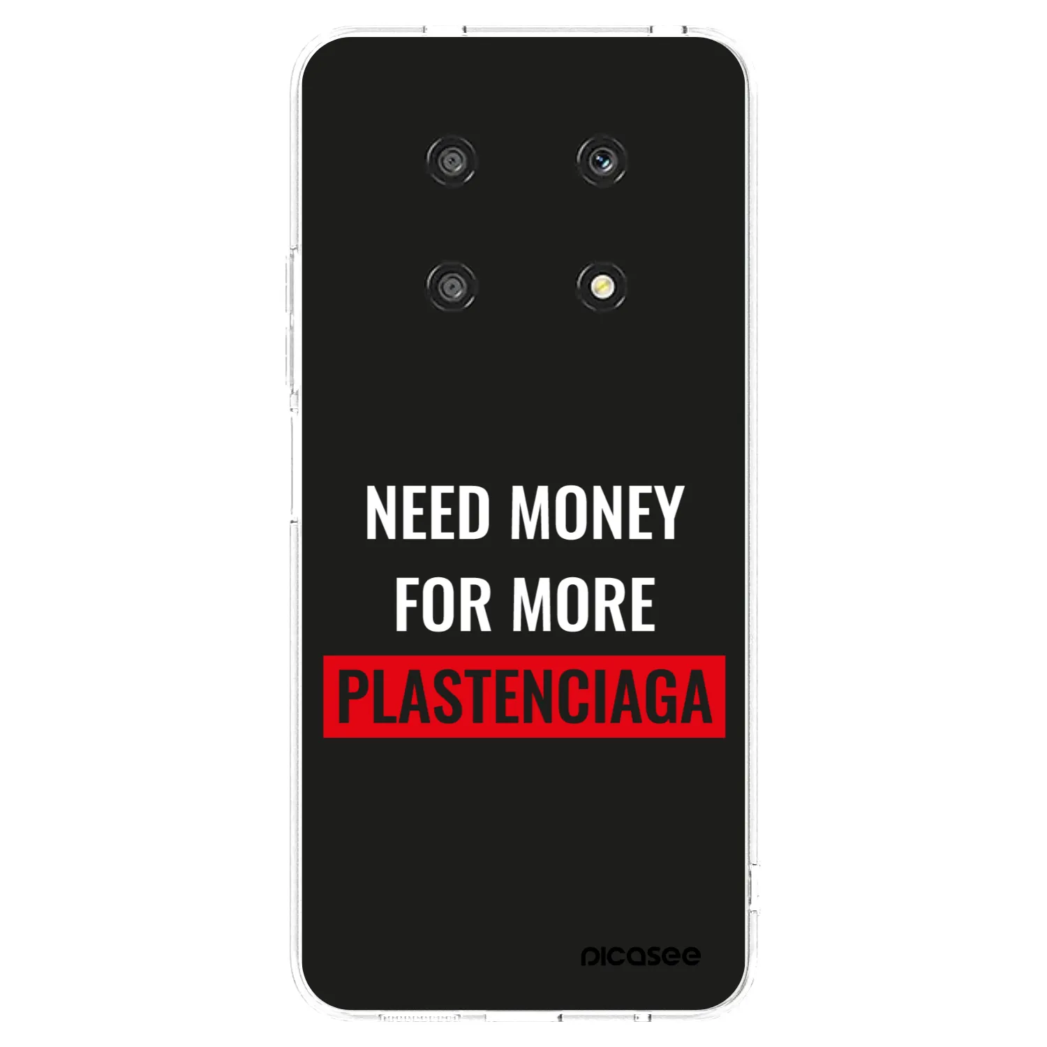 Picasee silikonový průhledný obal pro Honor Magic4 Lite 5G - More PLASTENCIAGA