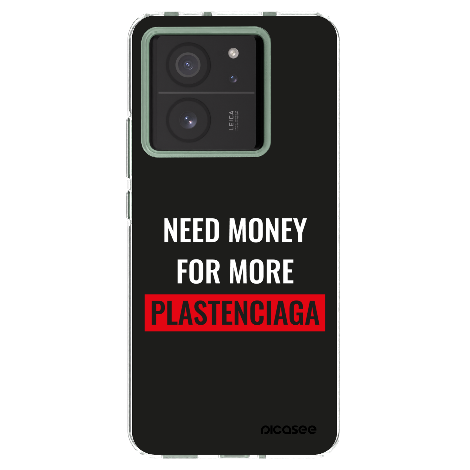 Picasee silikonový průhledný obal pro Xiaomi 13T - More PLASTENCIAGA