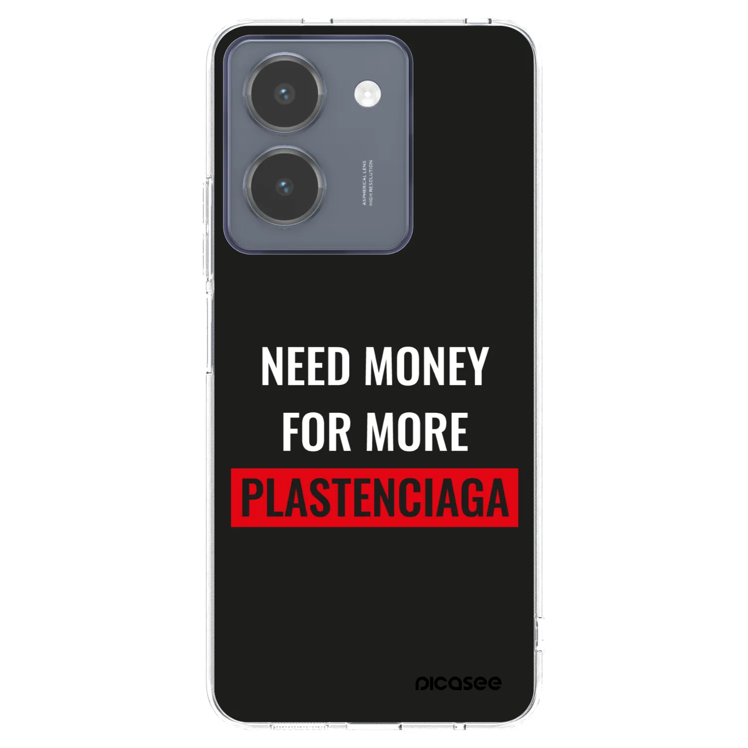 Picasee silikonový průhledný obal pro Vivo Y36 4G - More PLASTENCIAGA