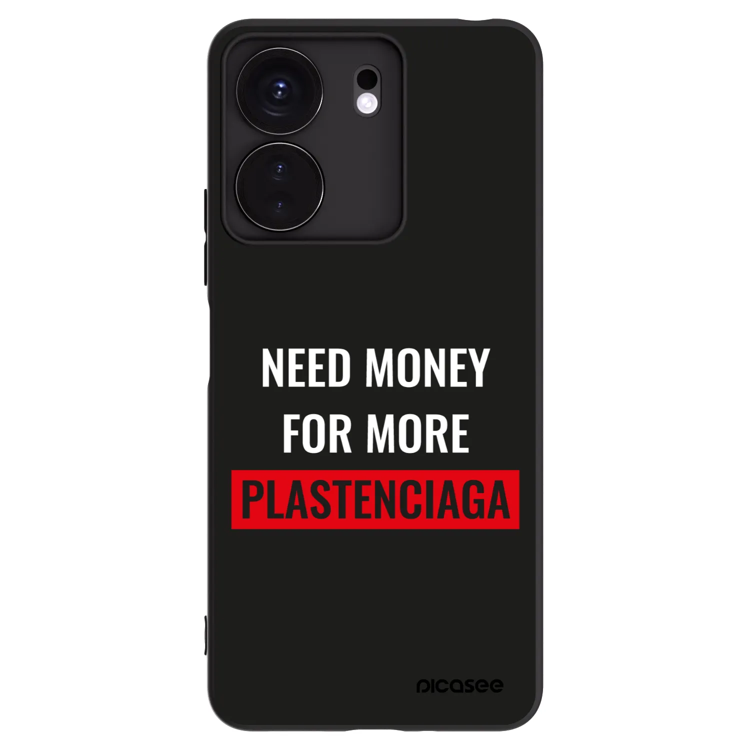 Picasee silikonový černý obal pro Xiaomi Redmi 13C 4G - More PLASTENCIAGA