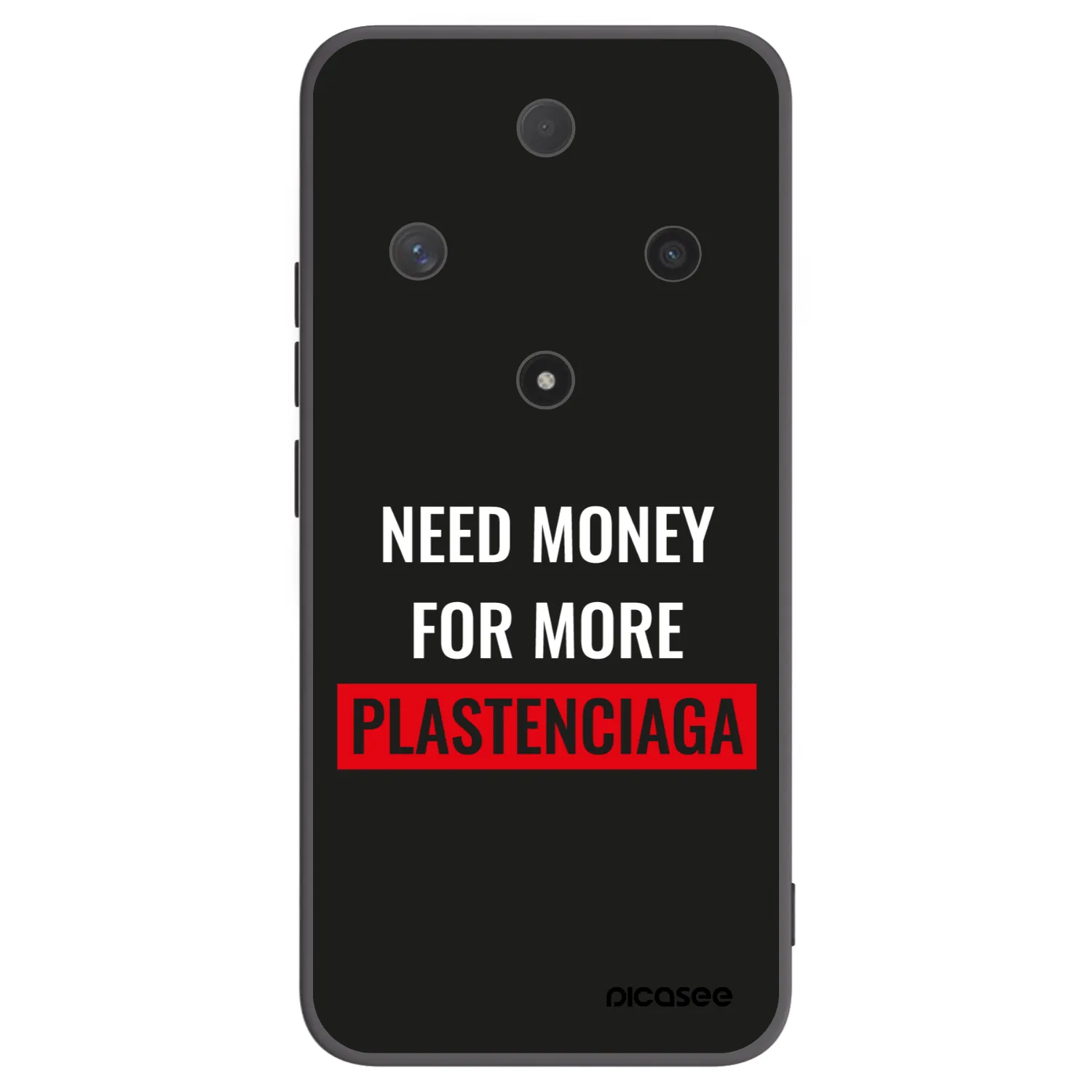 Picasee silikonový černý obal pro Honor Magic6 Lite 5G - More PLASTENCIAGA